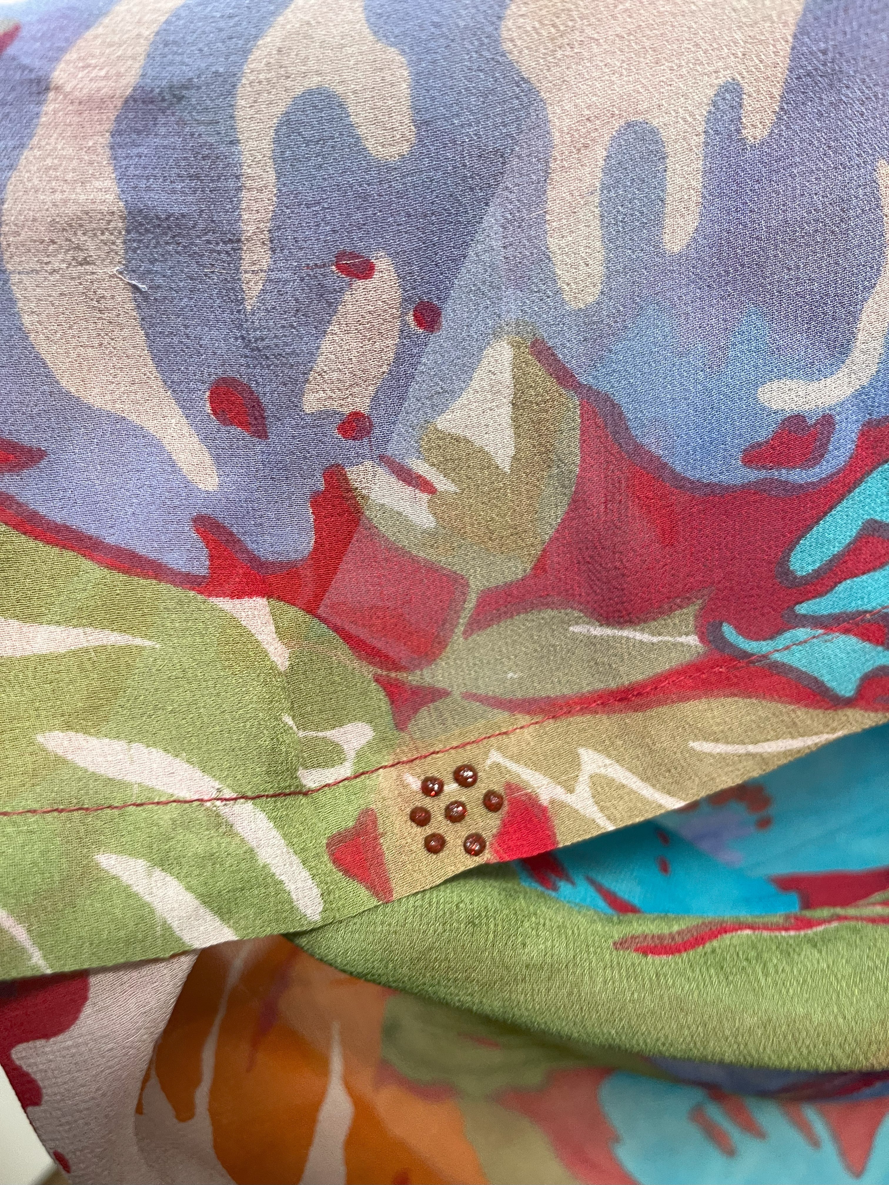 PRG7529B Sheer Wabi Sabi Pure Silk Shrug