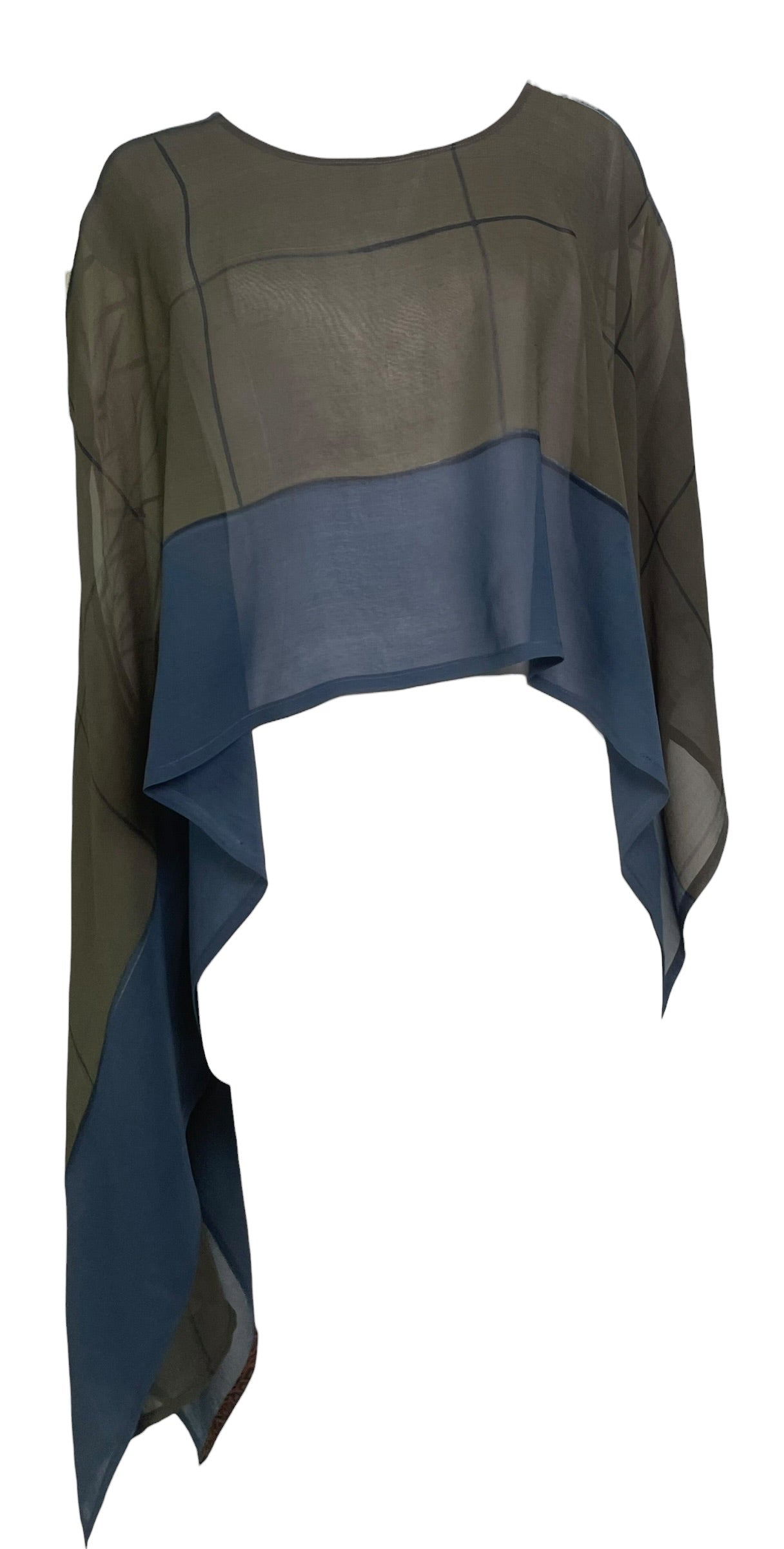 PRG8933 Sheer Wabi Sabi Pure Silk Versatile Vest