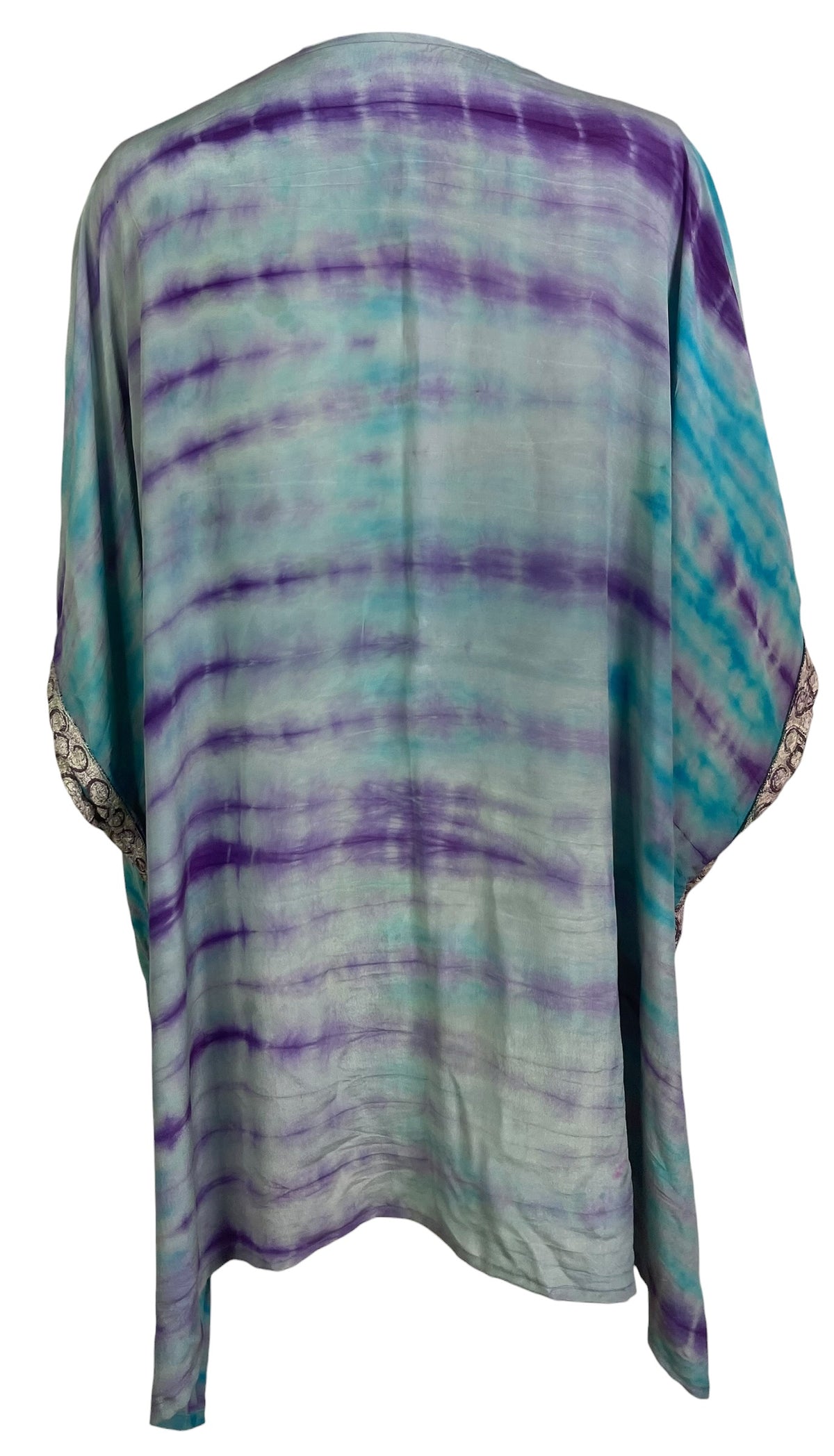 Releases Sunday at 8pm EST PRC9246 Wabi Sabi Pure Silk Short Kaftan Tunic With Slits