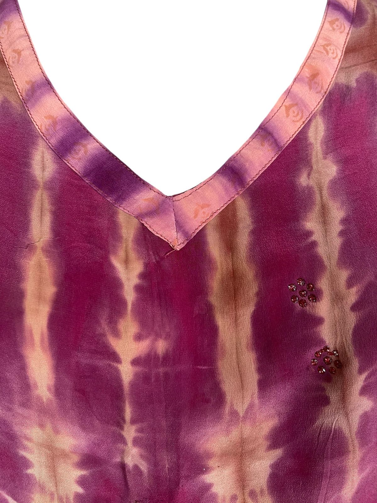 Releases Sunday at 8pm EST PRC9123 Wabi Sabi Pure Silk Short Kaftan Tunic With Slits
