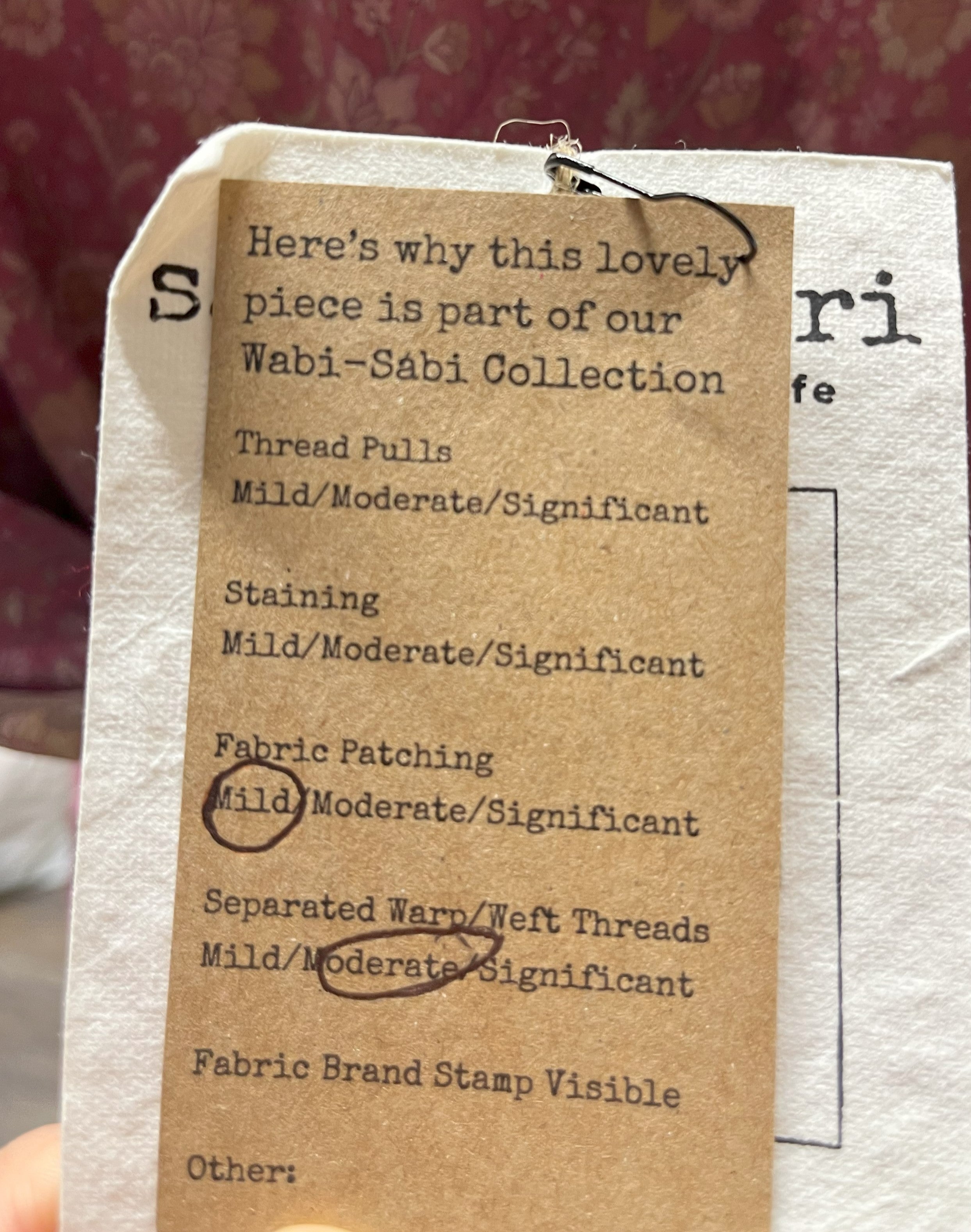 PRC7696 Wabi Sabi Pure Silk Hi Lo Top