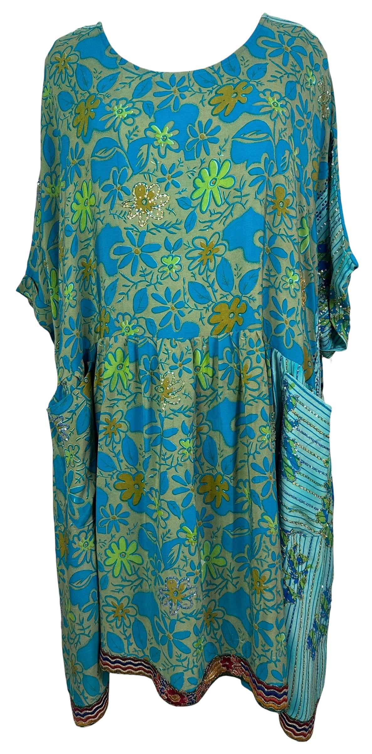 PREVIEW PRC8398 Wabi Sabi Pure Silk Boxy Babydoll Dress