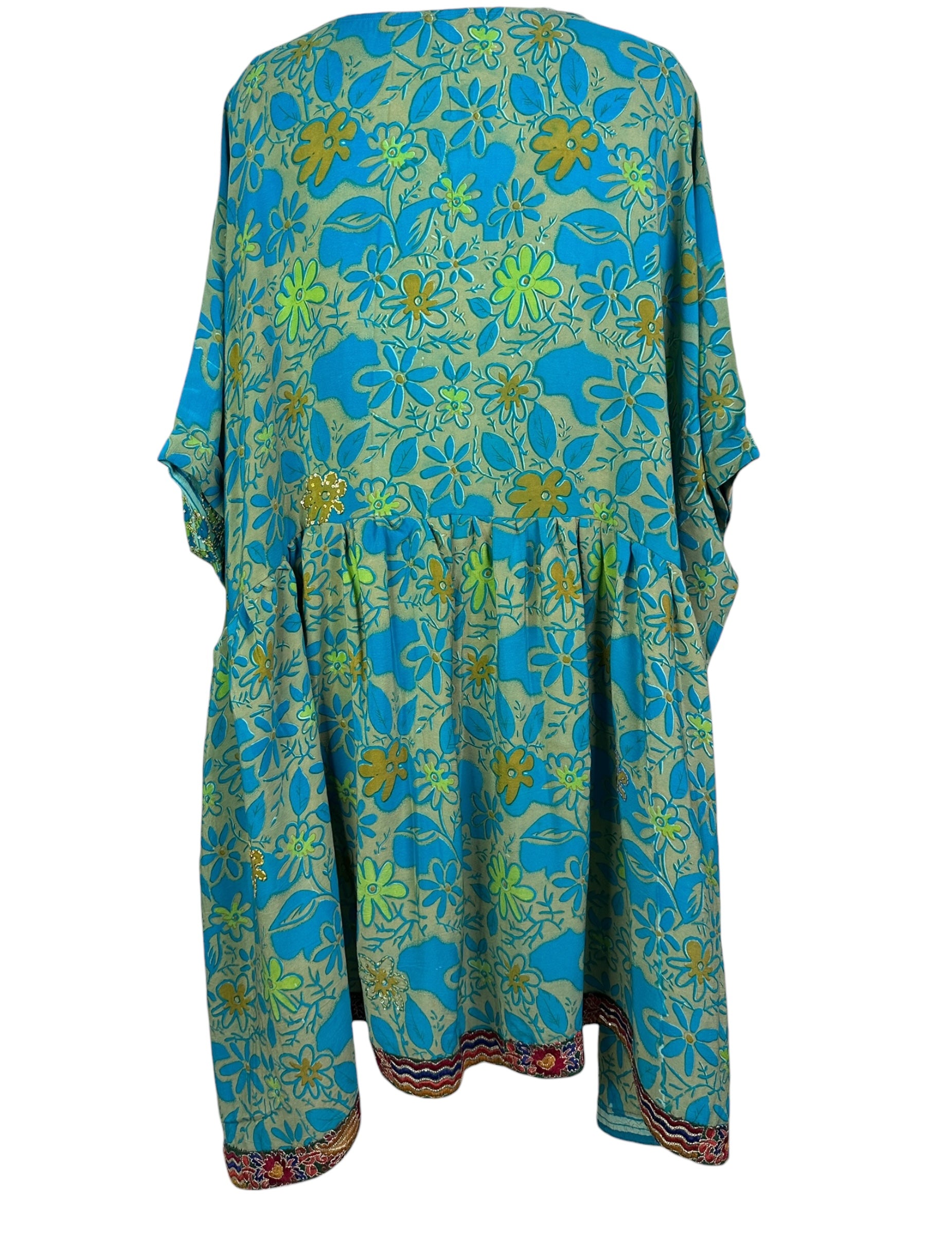 PRC8398 Wabi Sabi Pure Silk Boxy Babydoll Dress