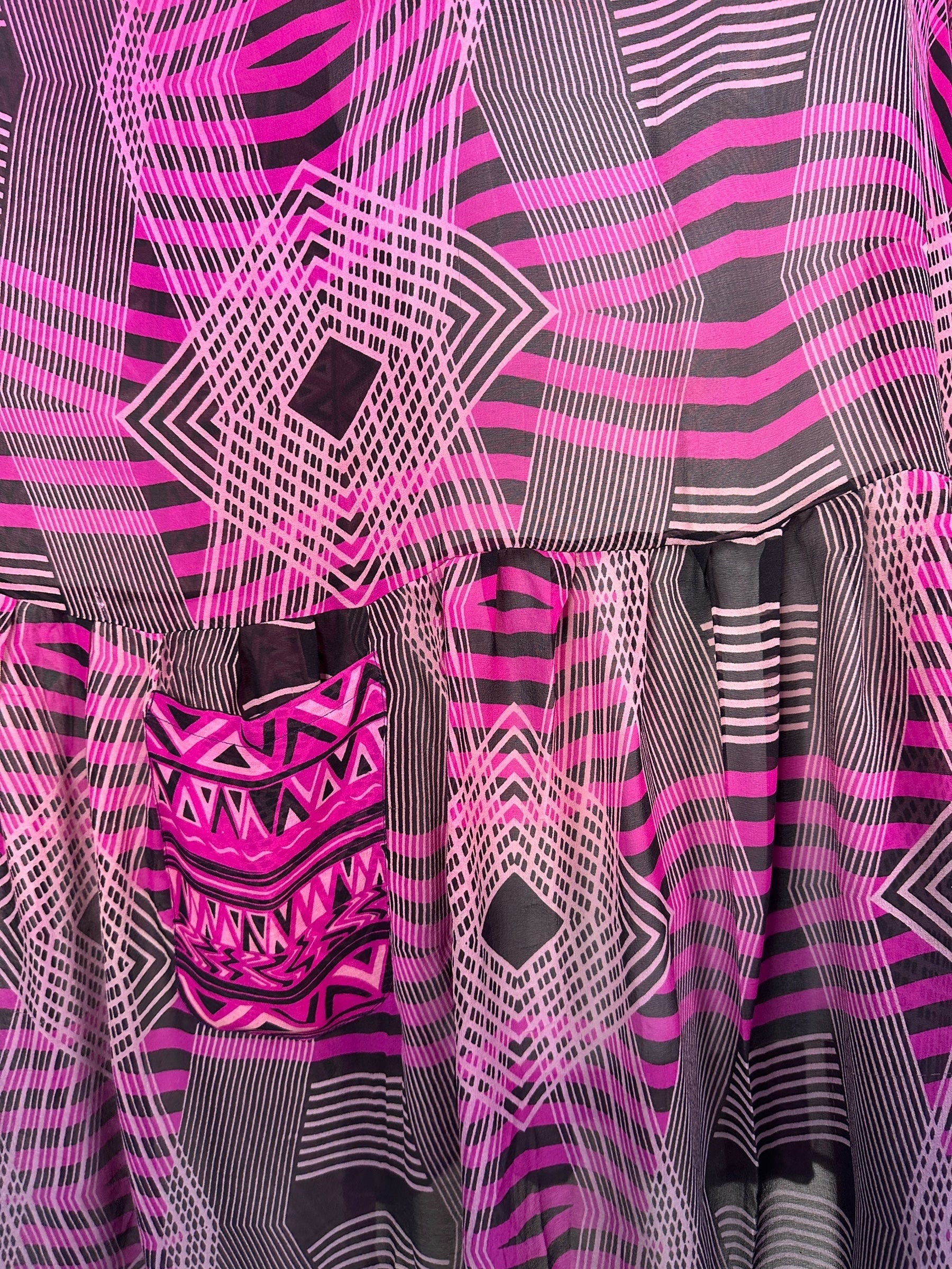 PREVIEW PRG8424 Sheer Wabi Sabi Pure Silk Boxy Babydoll Dress