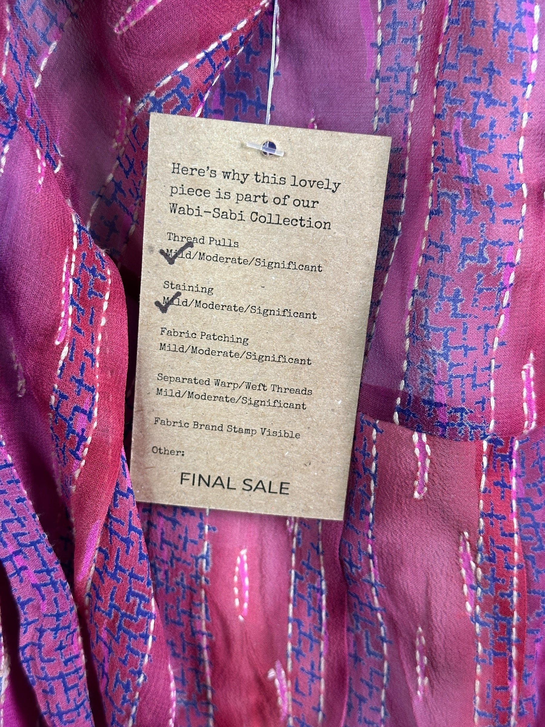 PRG8414 Sheer Wabi Sabi Pure Silk Boxy Babydoll Dress