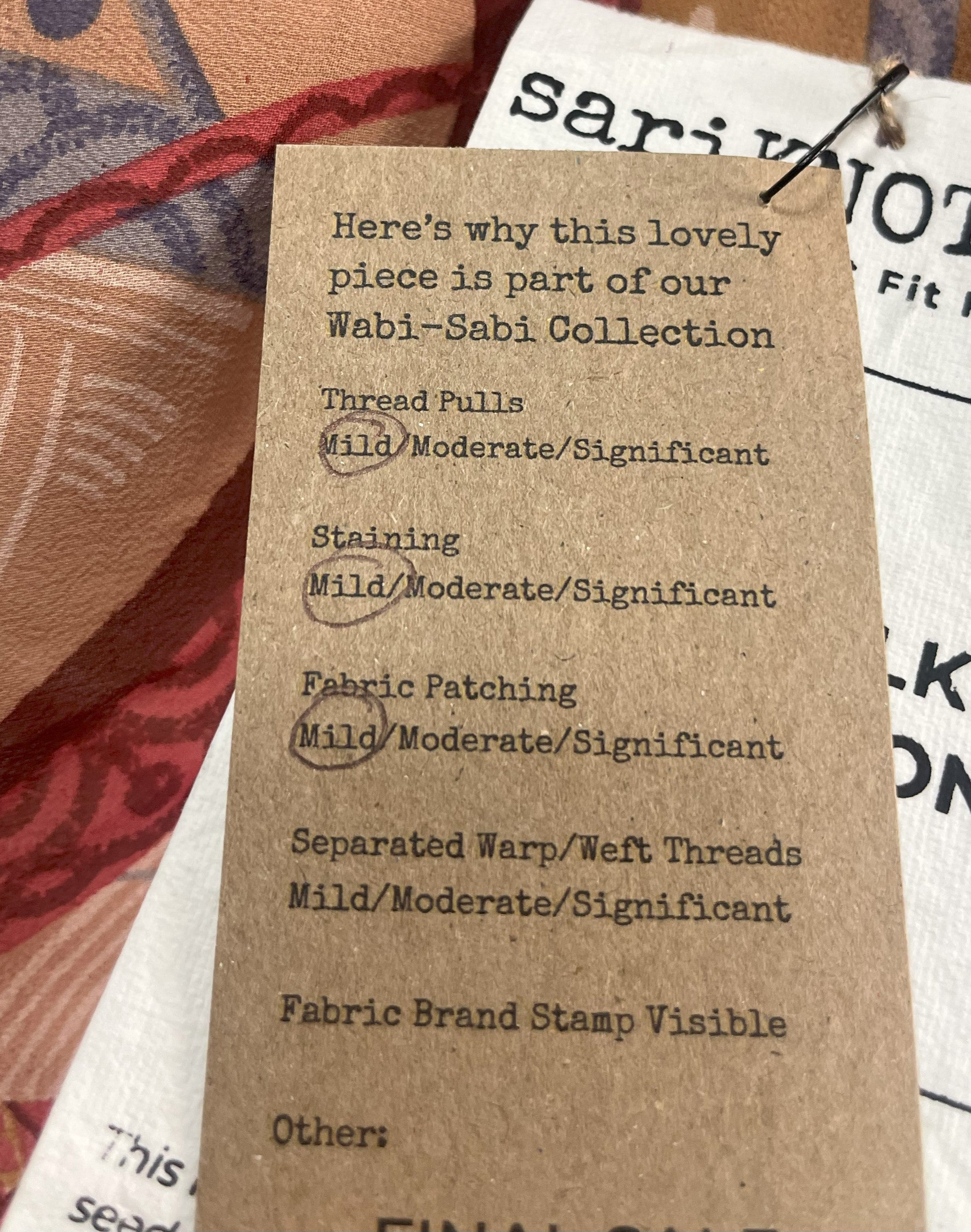 PRG7478 Sheer Wabi Sabi Pure Silk Boxy Top