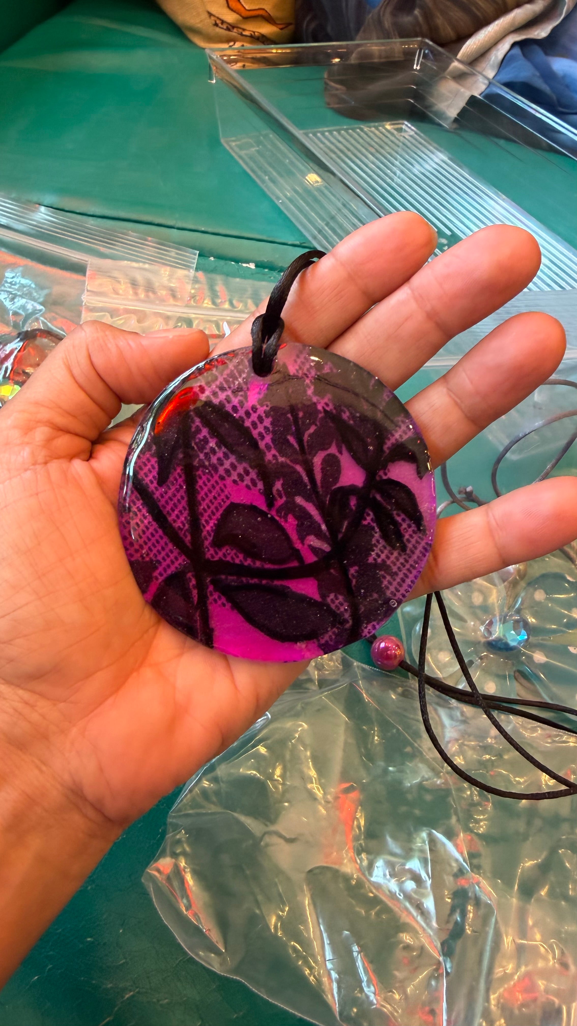 Magenta Midnight Pendant