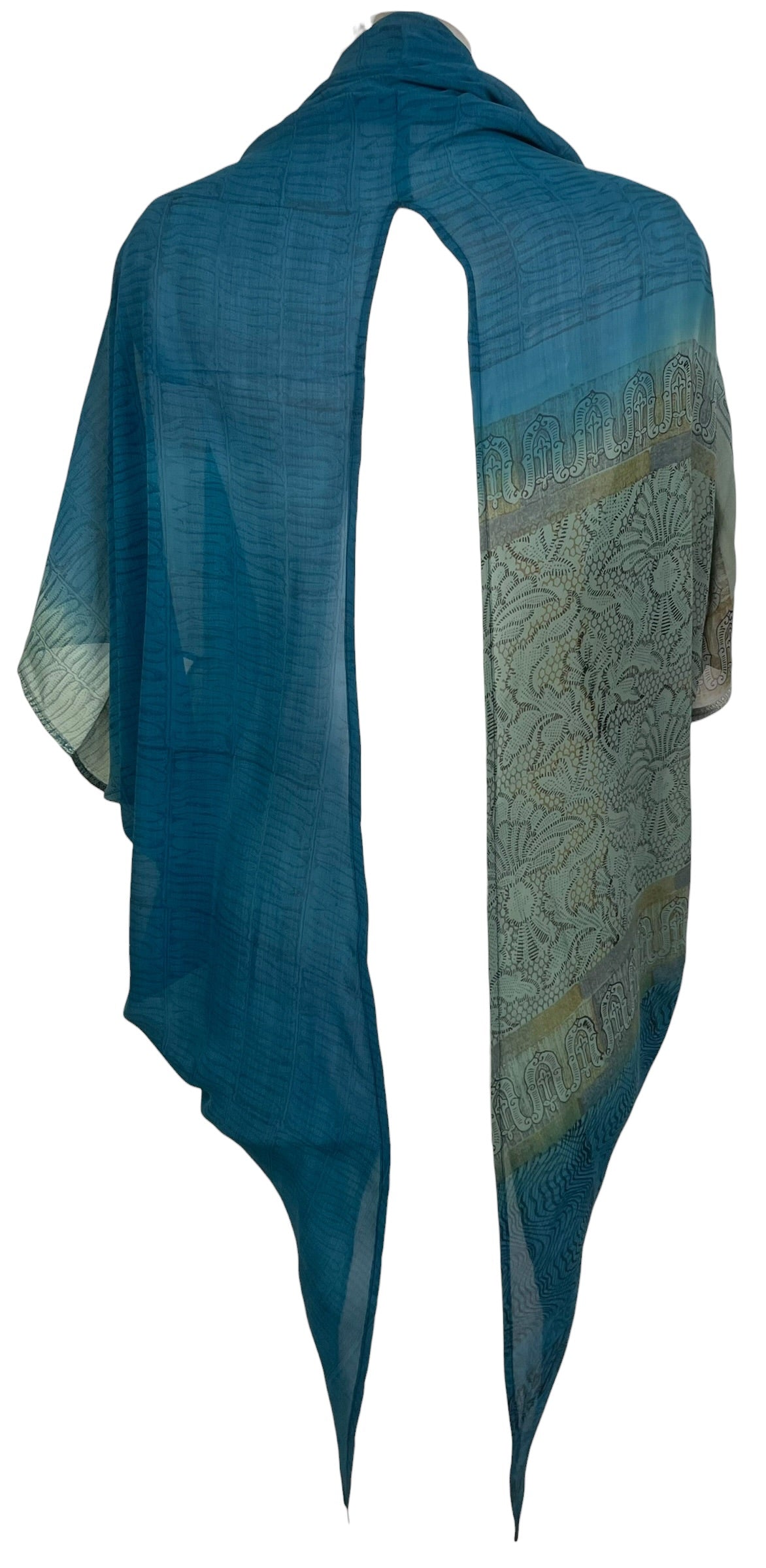 PRG9038 Sheer Avatar Pure Silk Cardigan