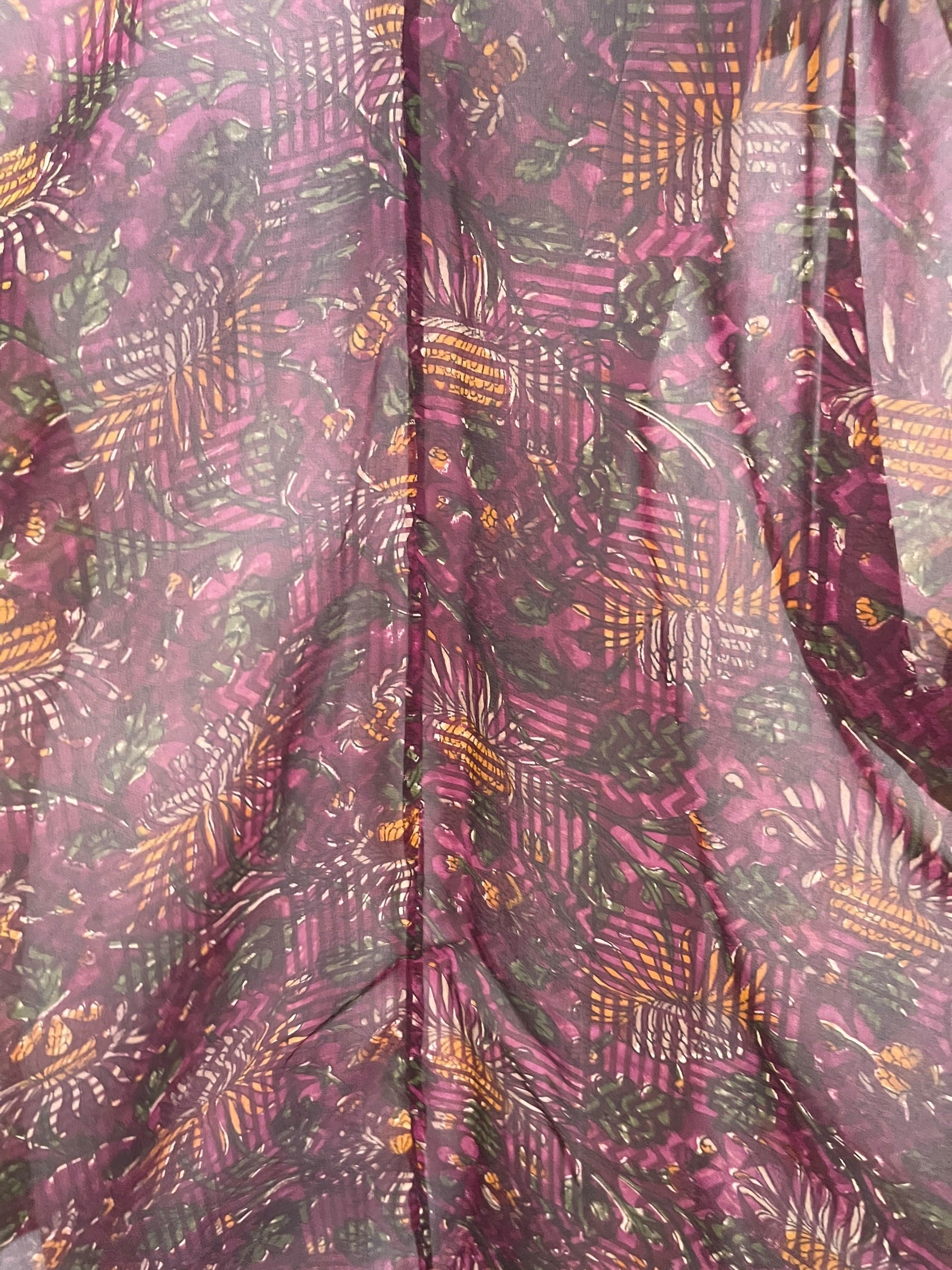 PRG9035 Sheer Wabi Sabi Pure Silk Cardigan