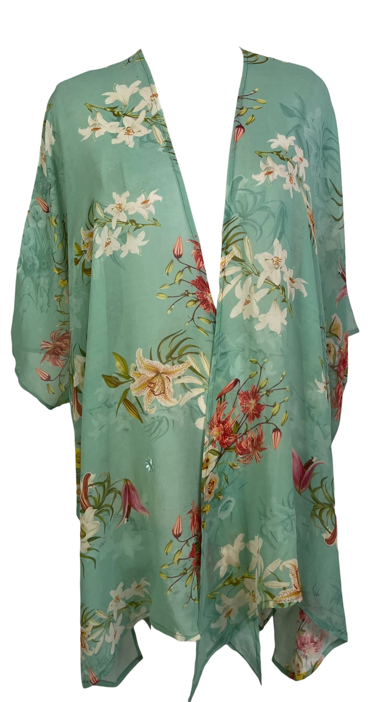 PRG8960 Sheer Wabi Sabi Pure Silk Cardigan