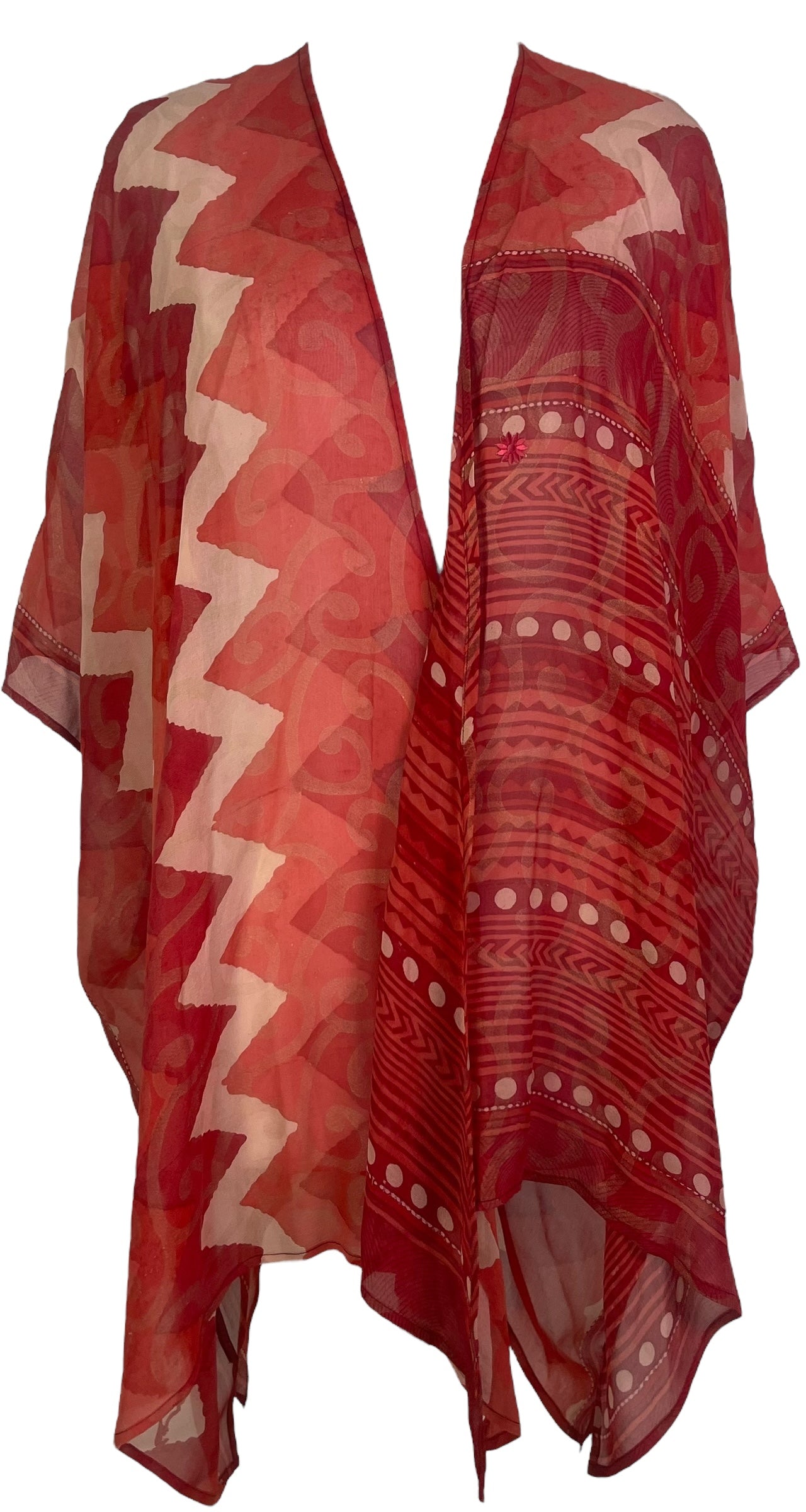 PRG8146 Sheer Avatar Pure Silk Cardigan