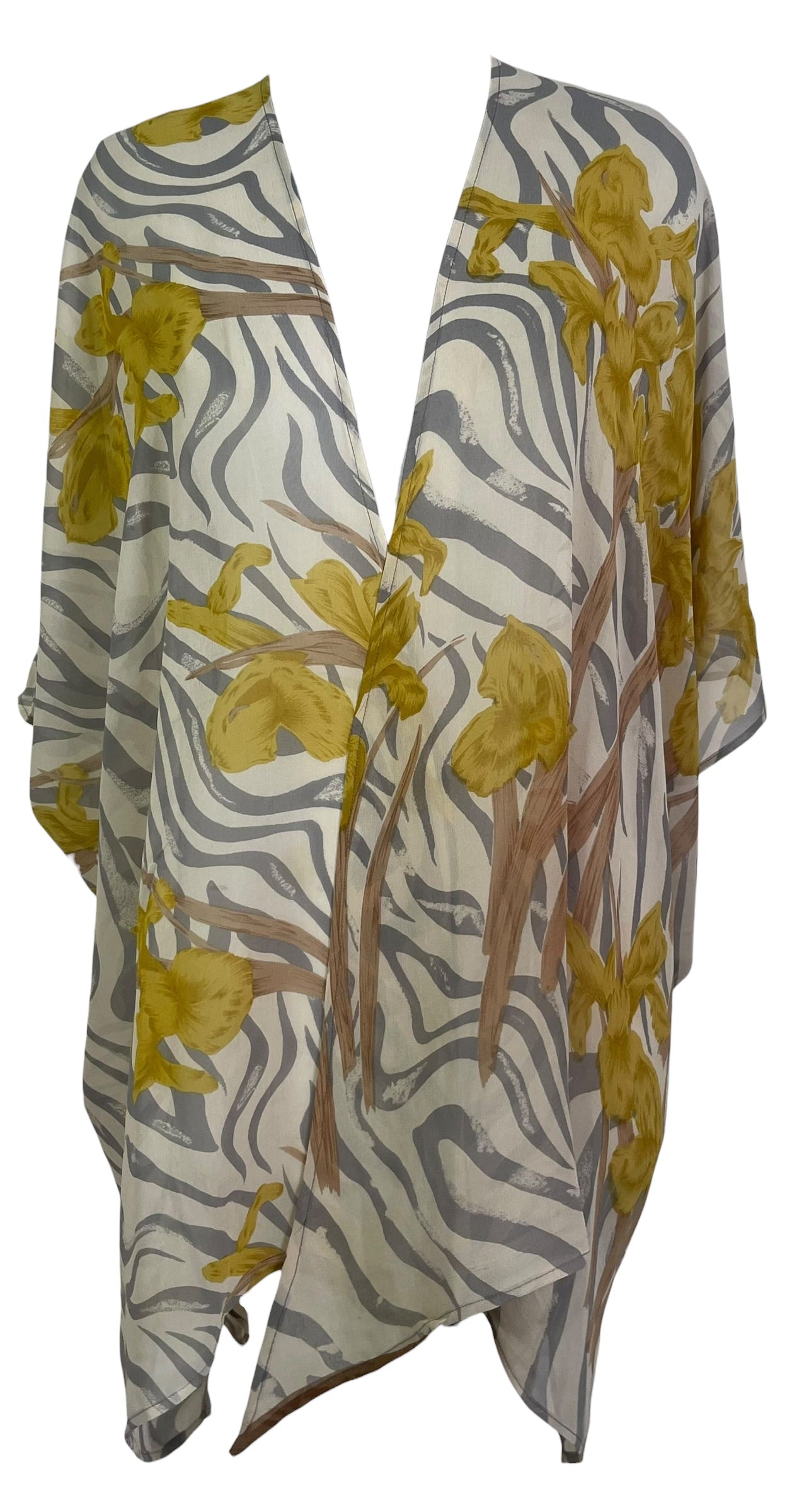 PRG9032 Sheer Wabi Sabi Pure Silk Cardigan