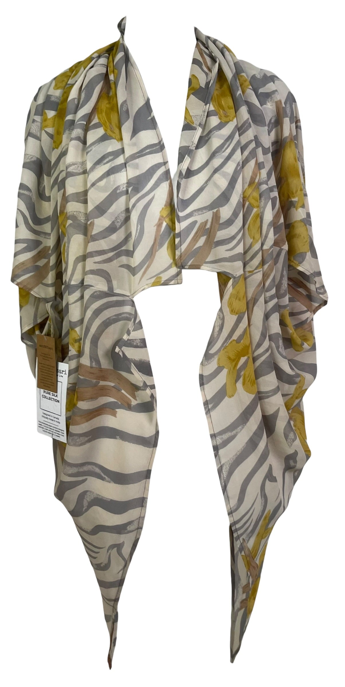 PRG9032 Sheer Wabi Sabi Pure Silk Cardigan