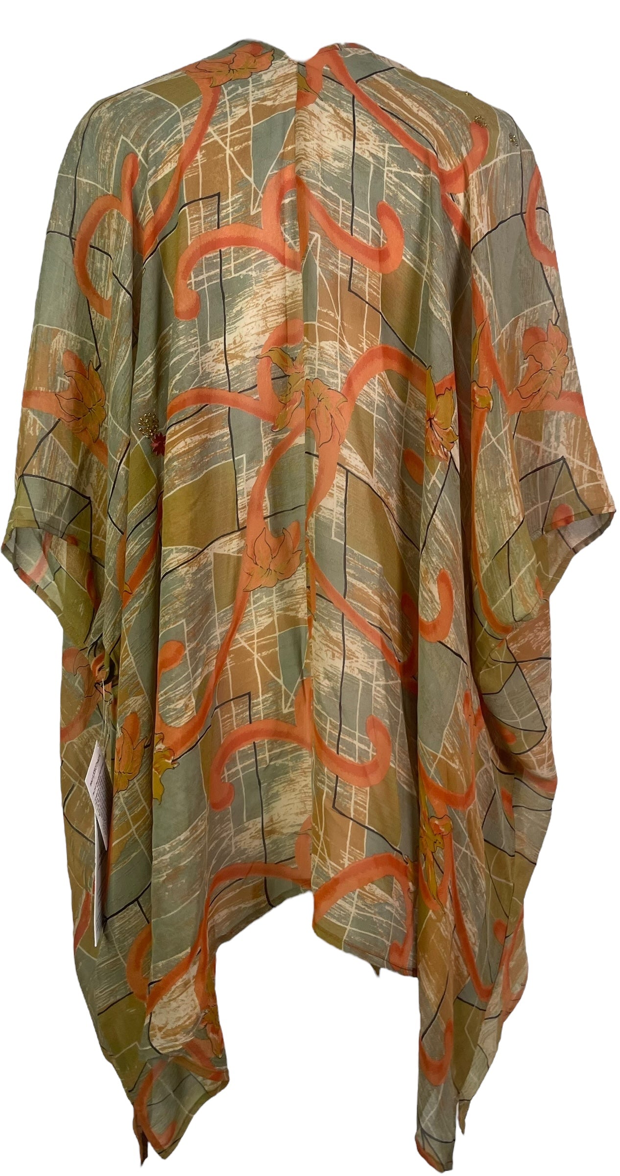 PRG8101 Sheer Avatar Pure Silk Cardigan