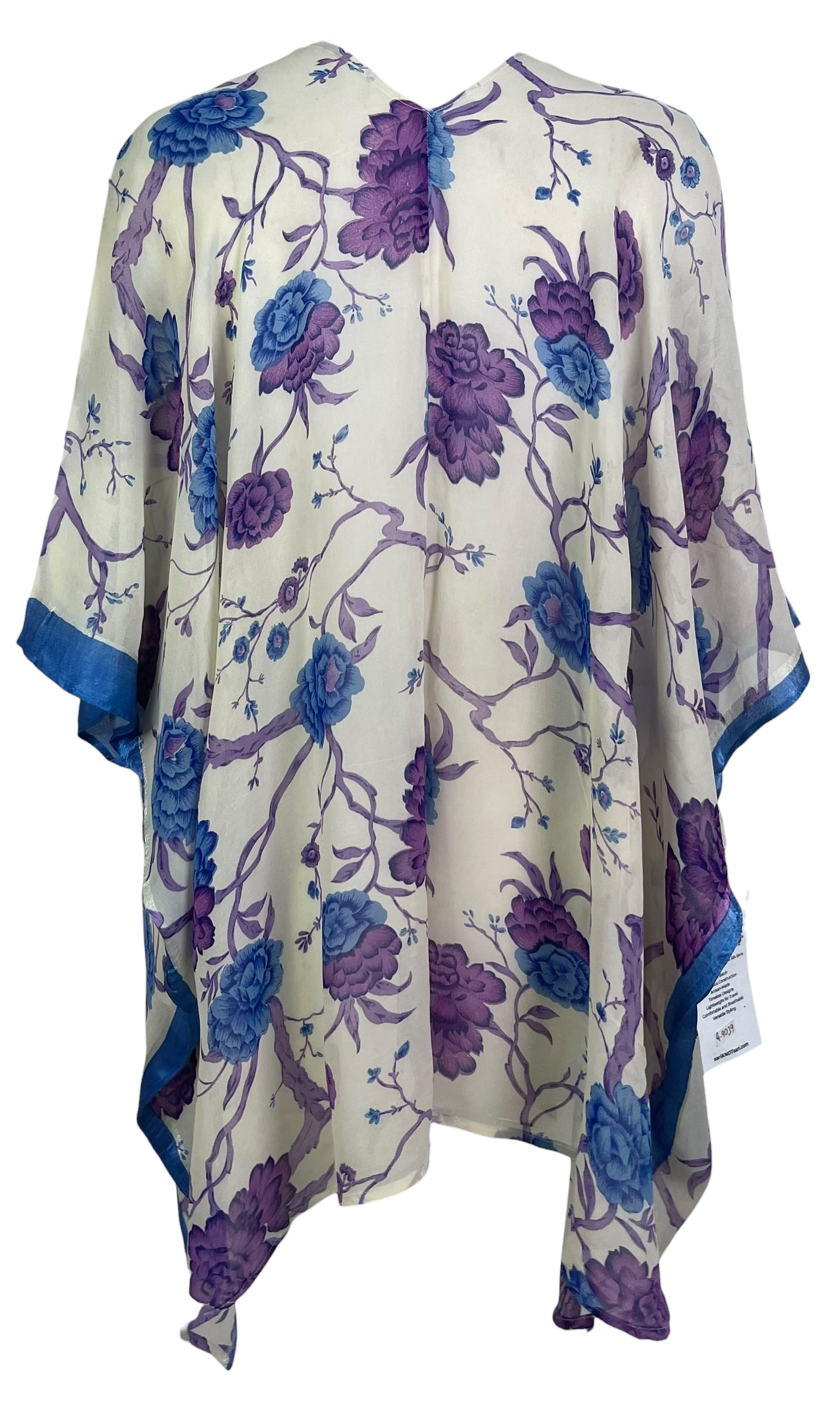 PRG9039 Sheer Wabi Sabi Pure Silk Cardigan