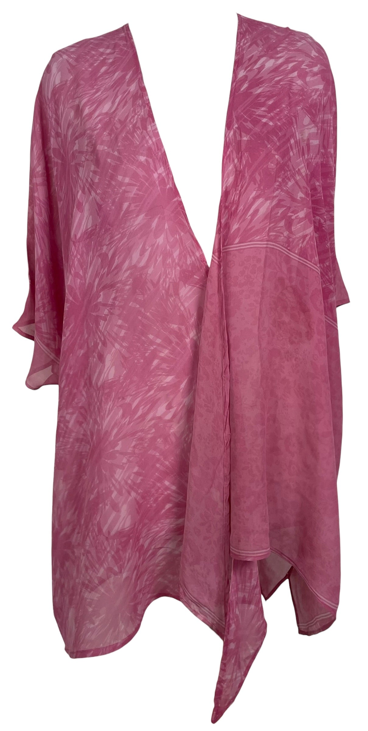 PRG9033 Sheer Wabi Sabi Pure Silk Cardigan