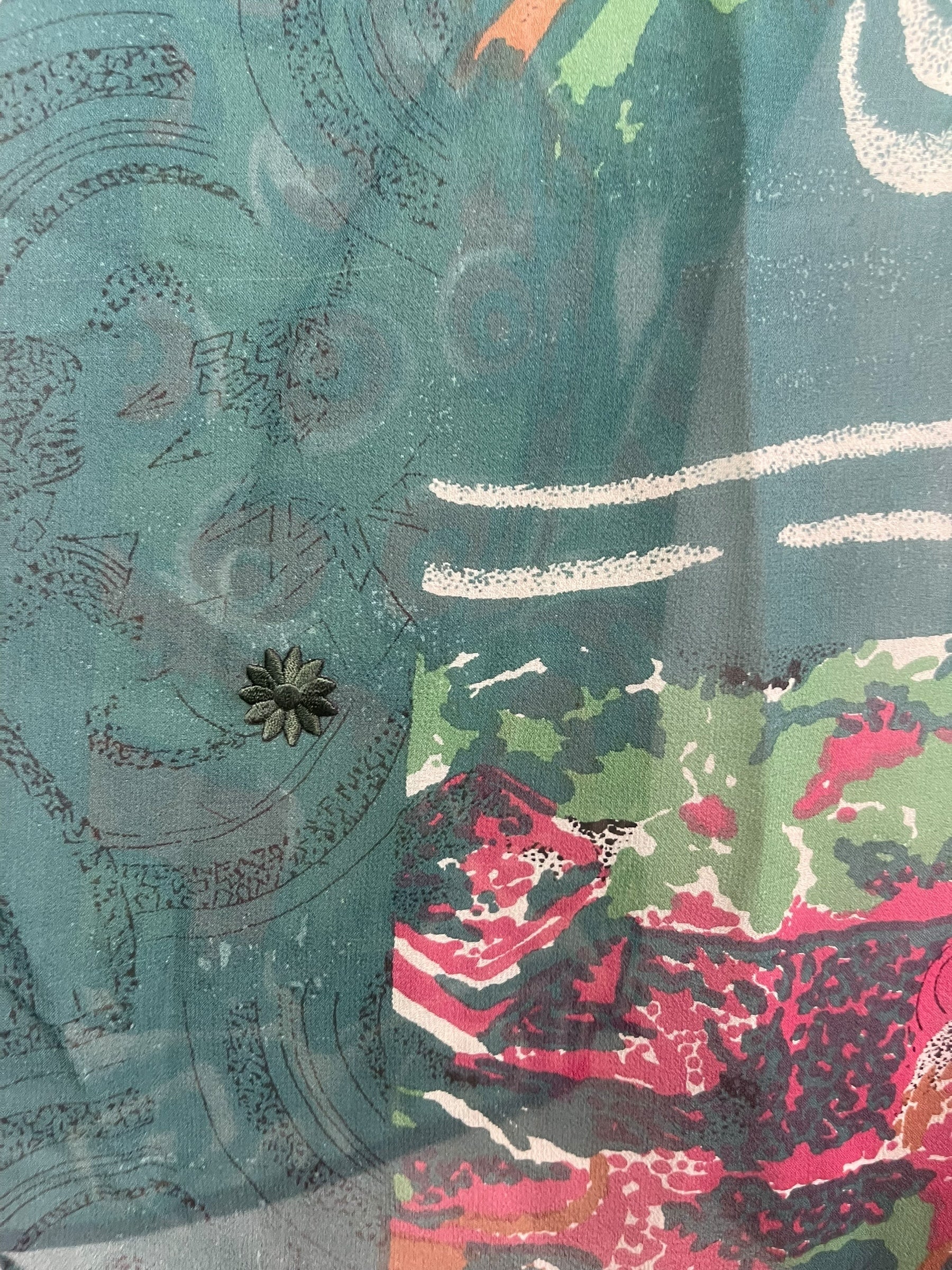 PRG8153 Sheer Avatar Pure Silk Cardigan