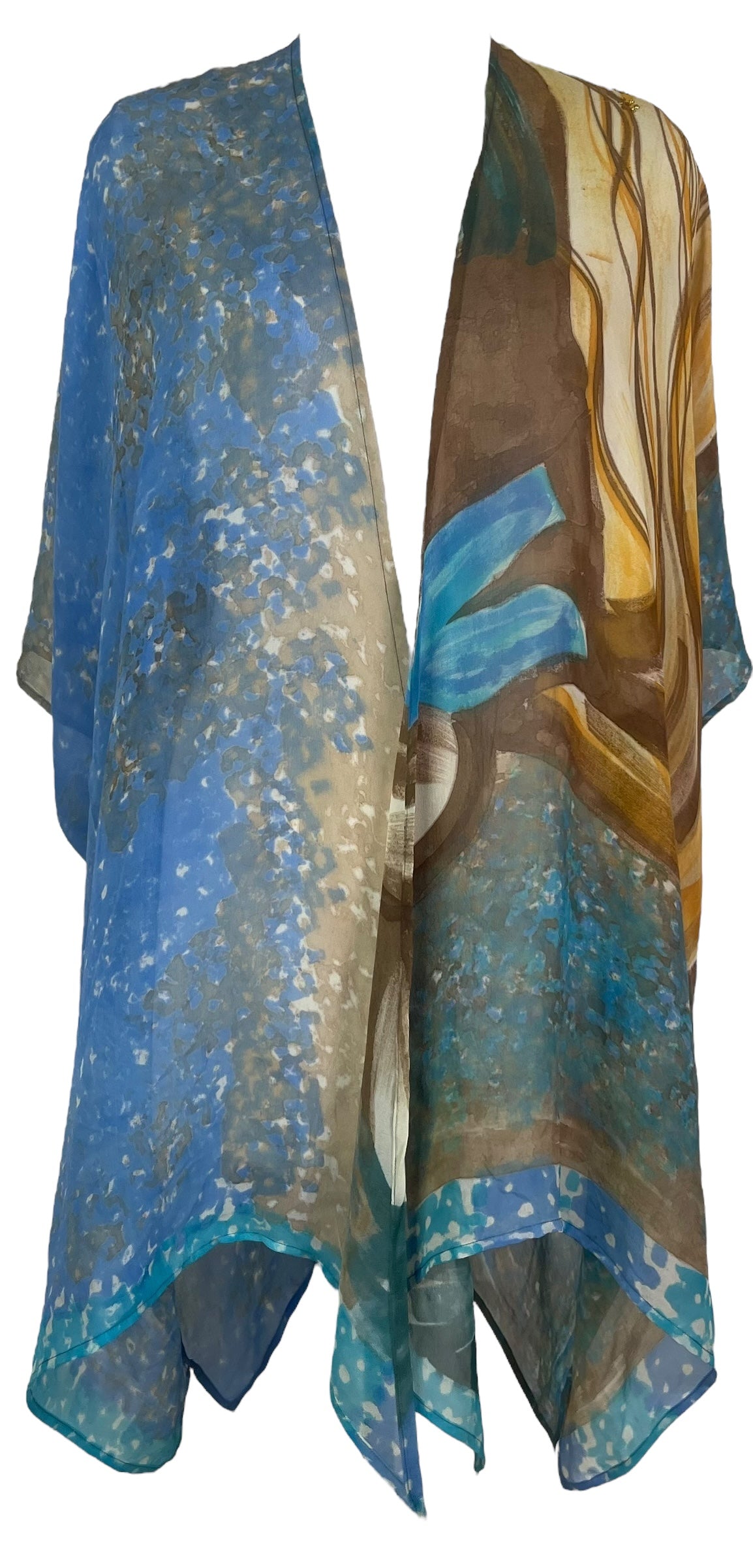 PRG8148 Sheer Avatar Pure Silk Cardigan