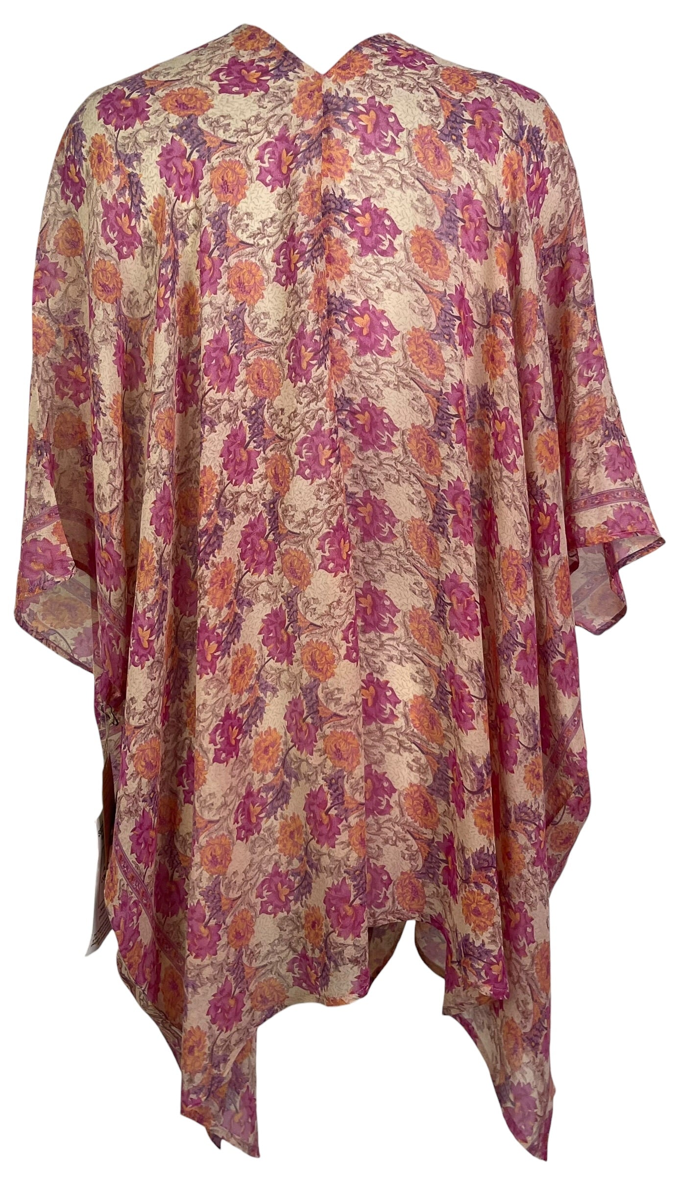 PRG9037 Sheer Wabi Sabi Pure Silk Cardigan