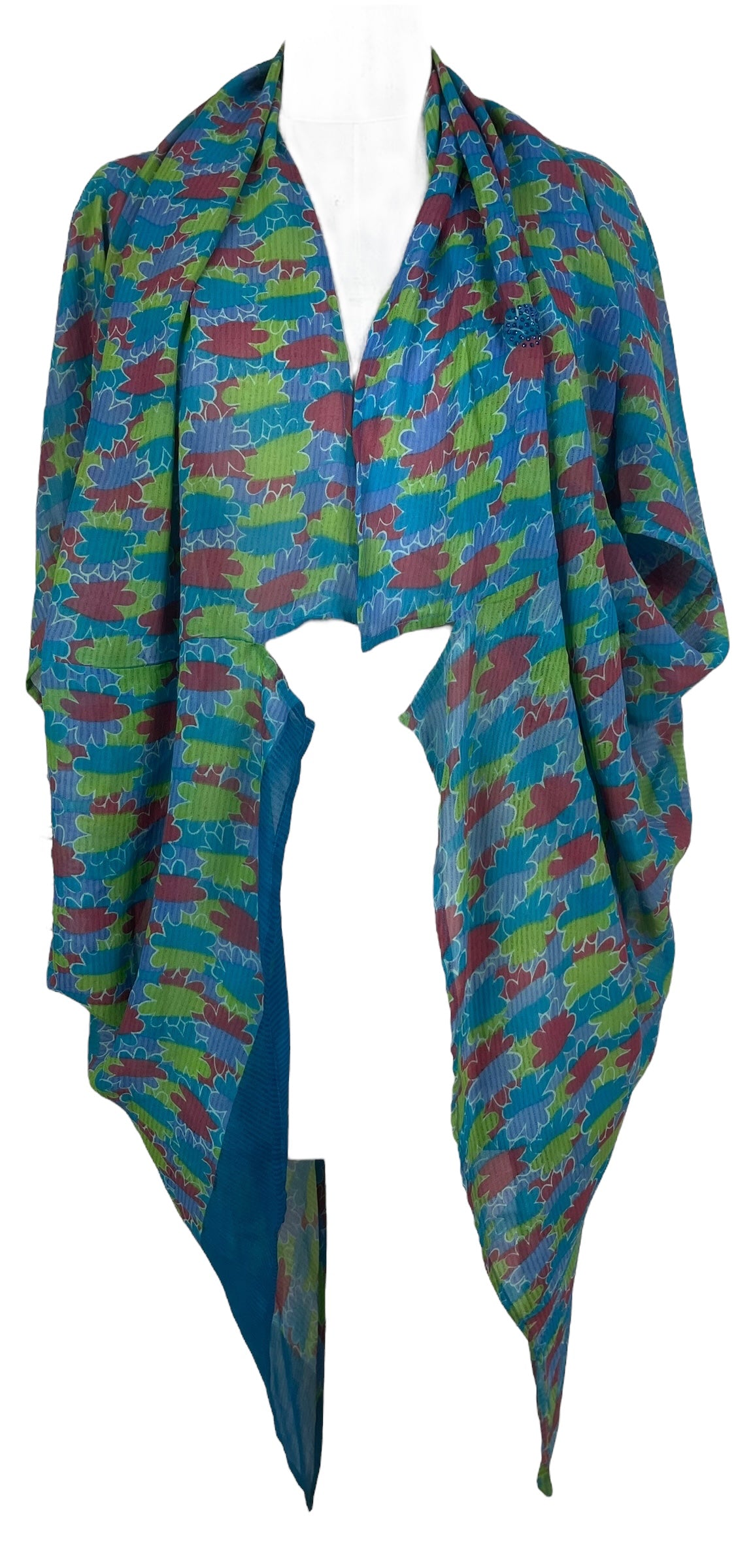 PRG8105 Sheer Avatar Pure Silk Cardigan