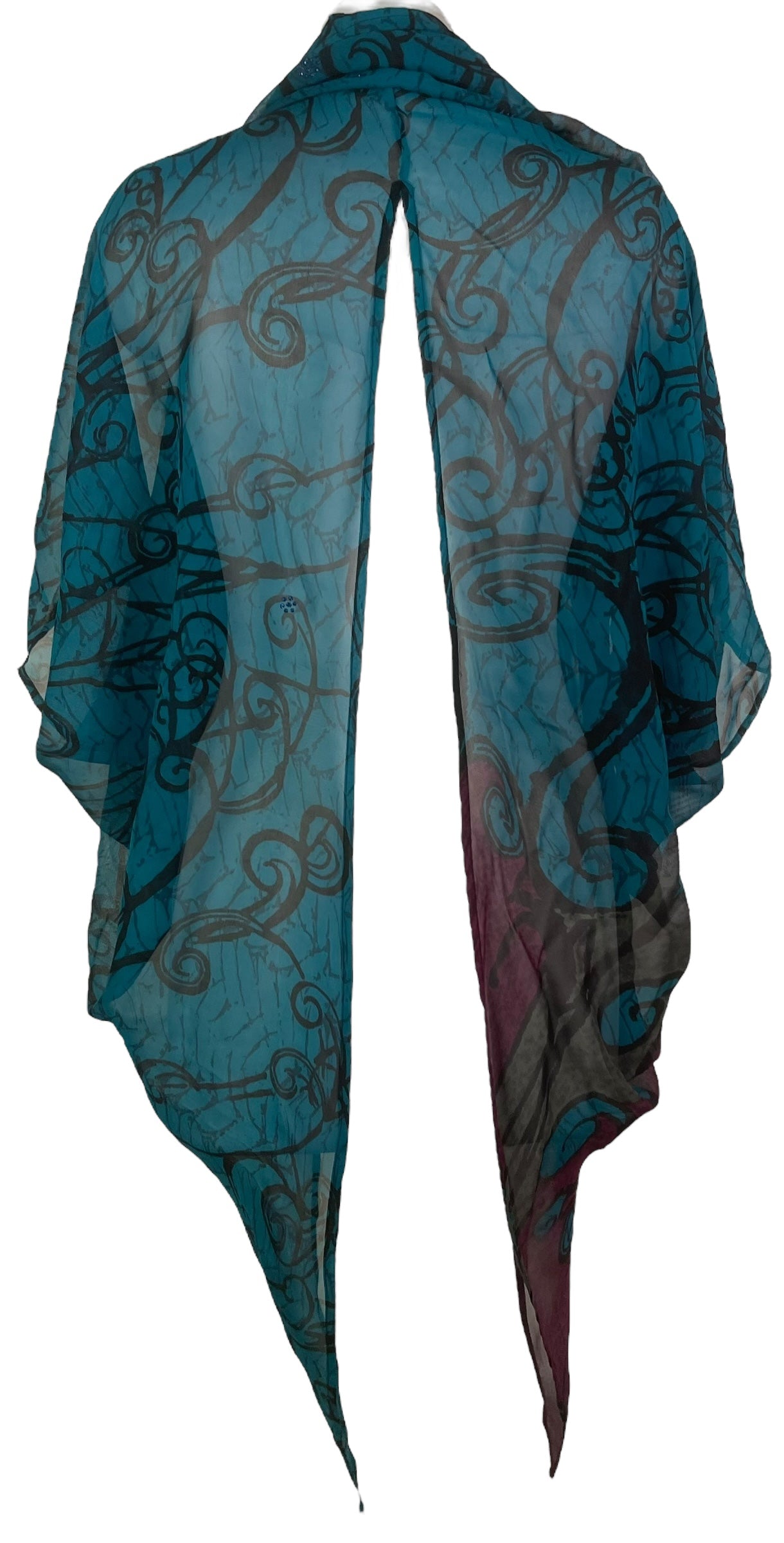 PRG8151 Sheer Avatar Pure Silk Cardigan