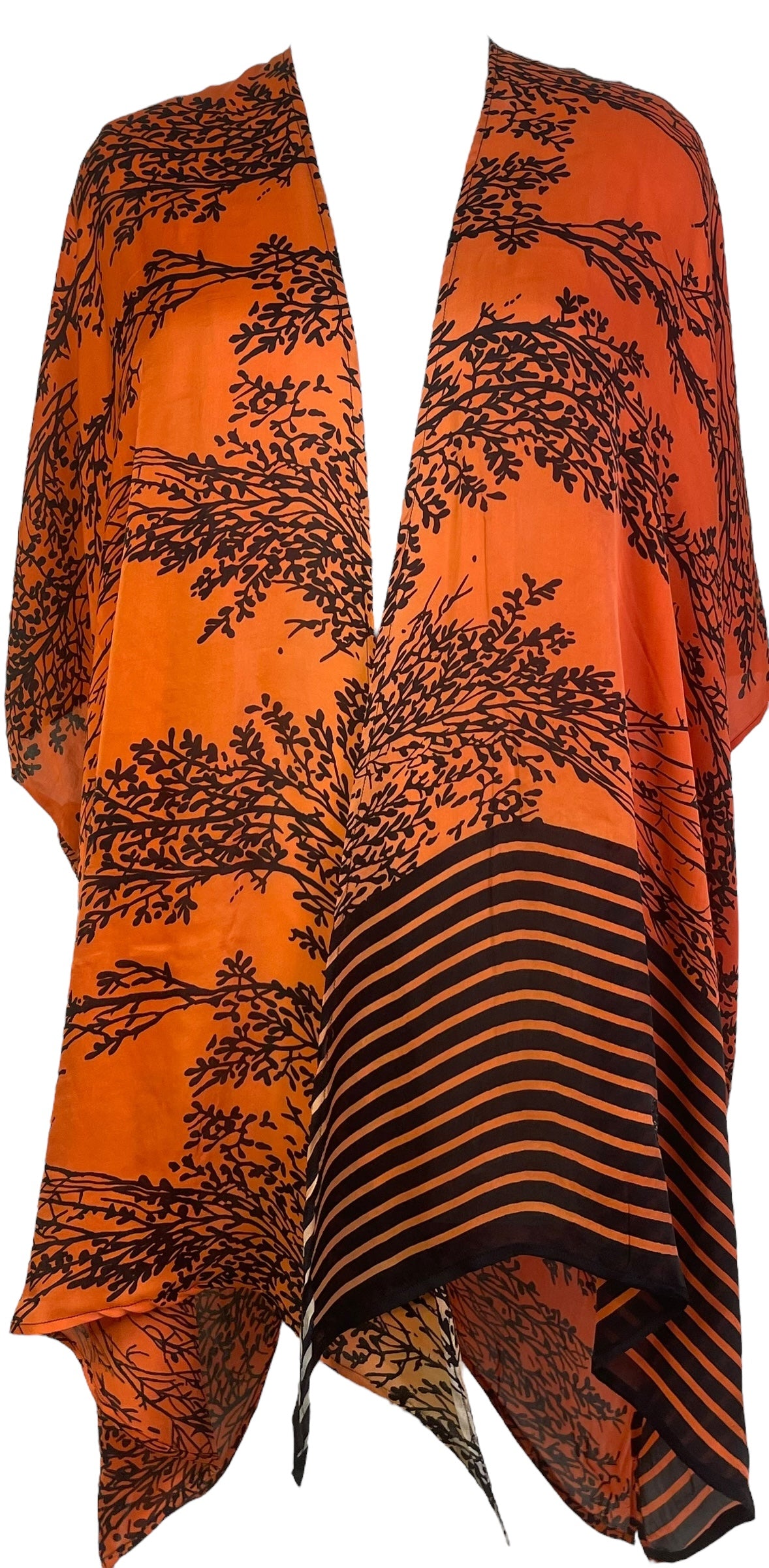 PRS8155 Avatar Pure Silk Satin Cardigan