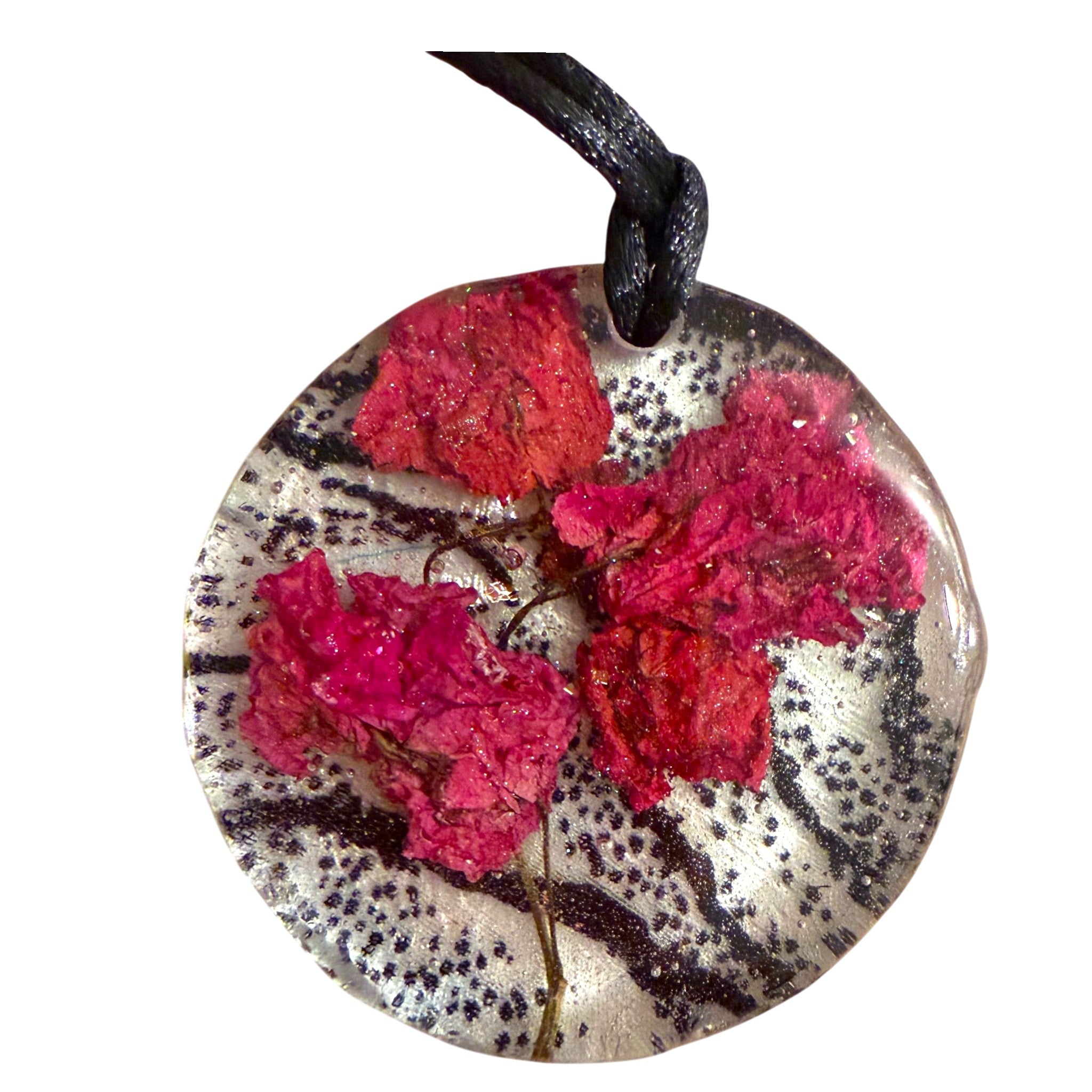 Fuchsia Bougainvillea Pendant