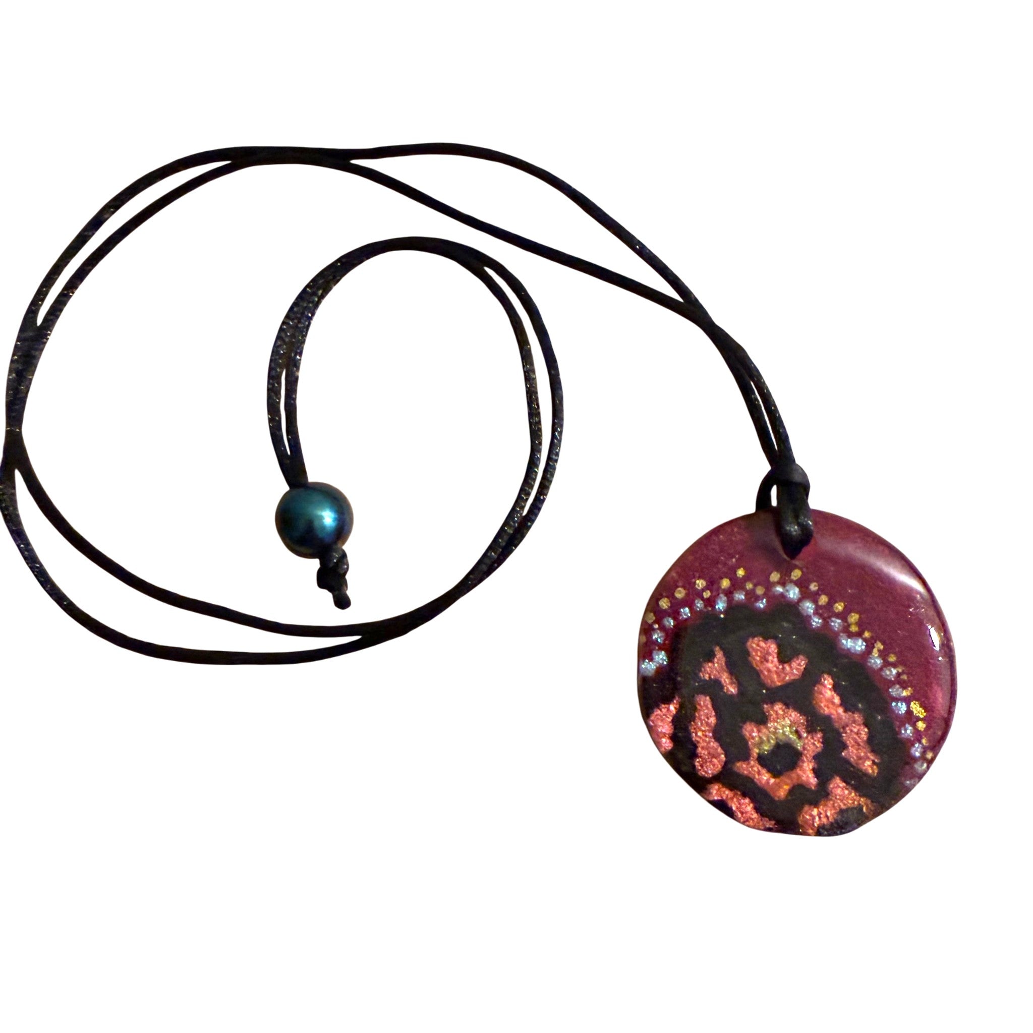 Pink Flower Power Pendant