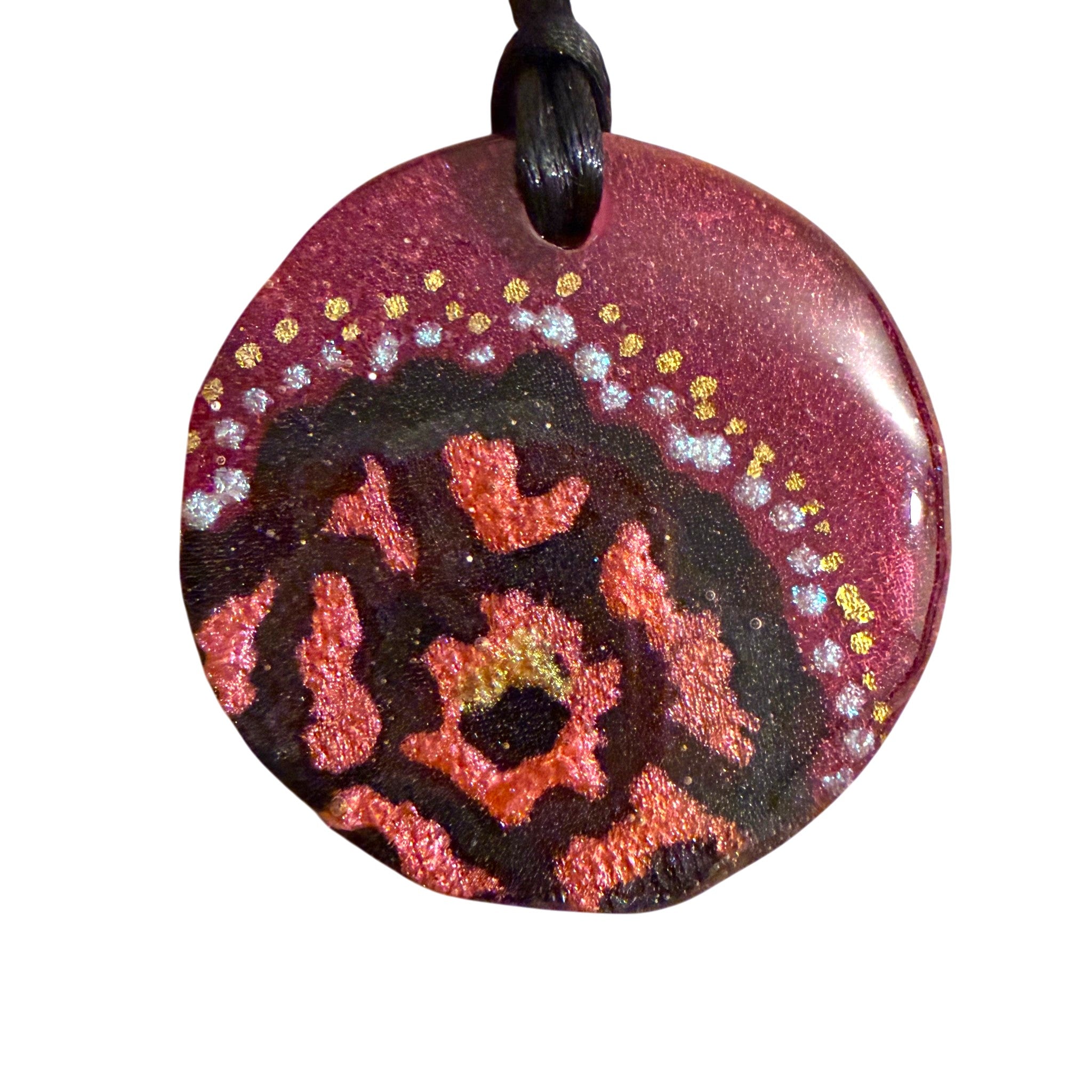 Pink Flower Power Pendant