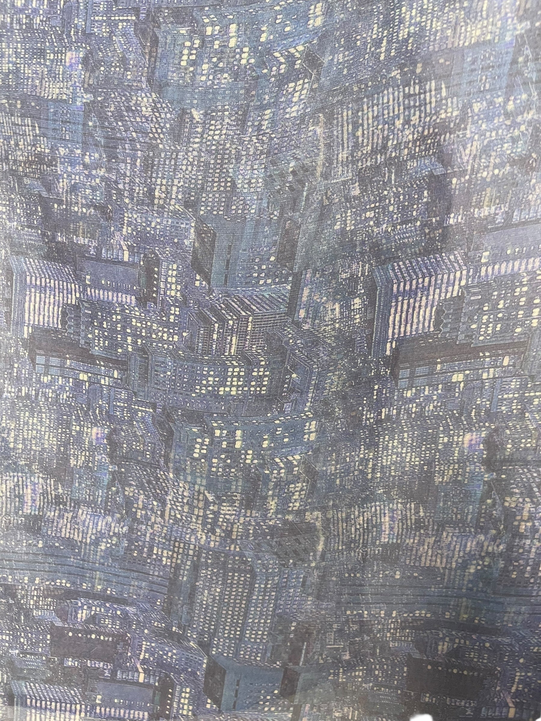 PREVIEW PRG8143 Sheer Avatar Pure Silk Cardigan by FEBRUARY2026 – Handmade ethical Cardigan from sariKNOTsari using upcycled silk. Designed in Canada for travel and slow fashion, loved from Toronto to LA to Sydney.