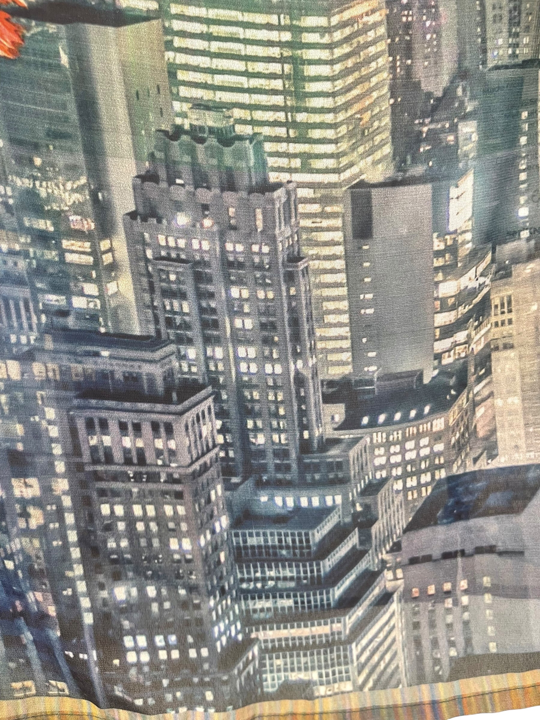 PREVIEW PRG8143 Sheer Avatar Pure Silk Cardigan by FEBRUARY2026 – Handmade ethical Cardigan from sariKNOTsari using upcycled silk. Designed in Canada for travel and slow fashion, loved from Toronto to LA to Sydney.