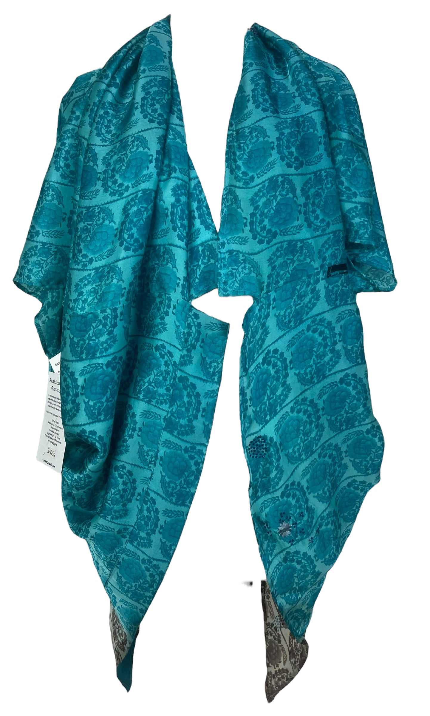 PRS8156 Avatar Pure Silk Satin Cardigan