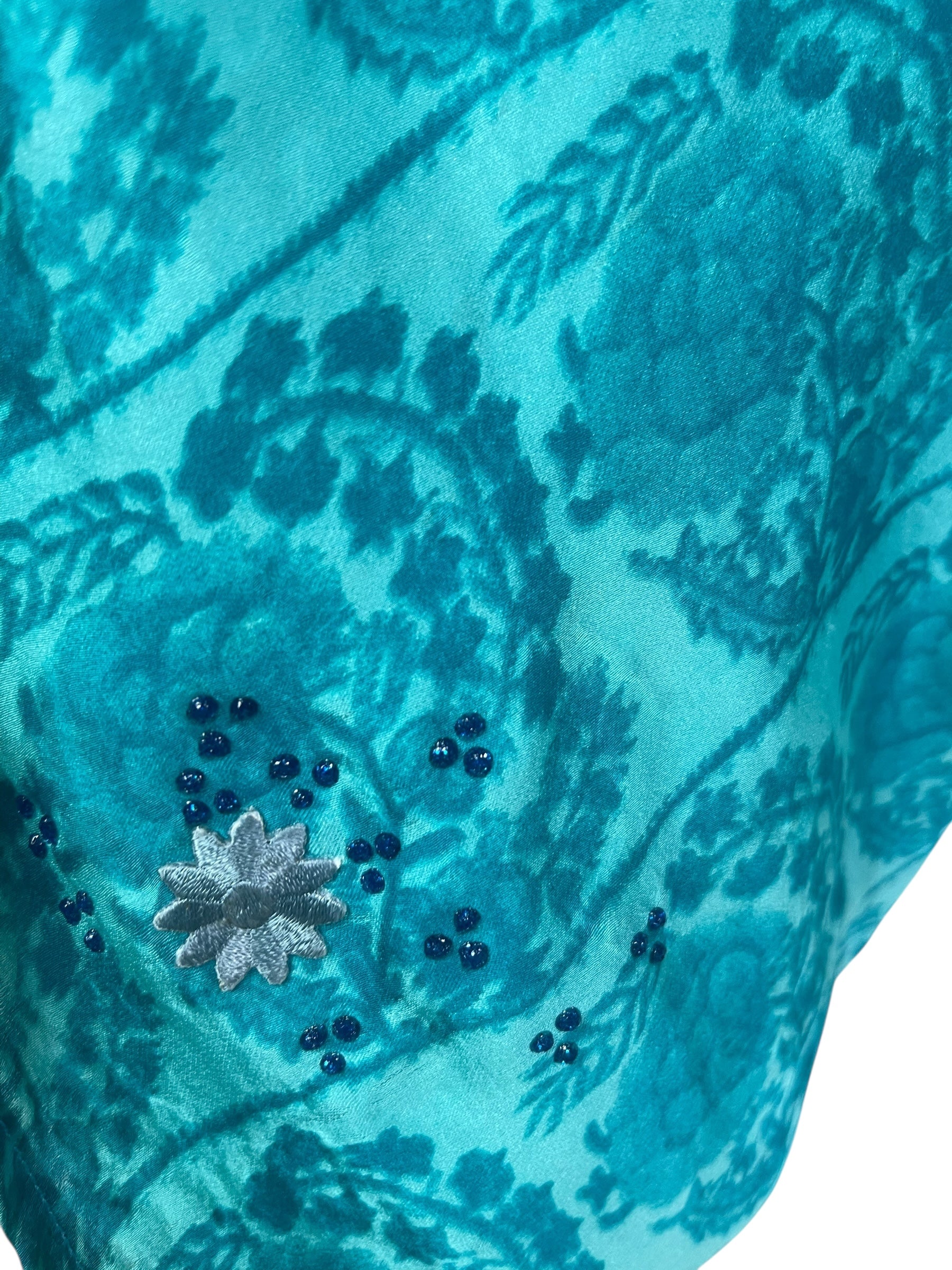 PRS8156 Avatar Pure Silk Satin Cardigan