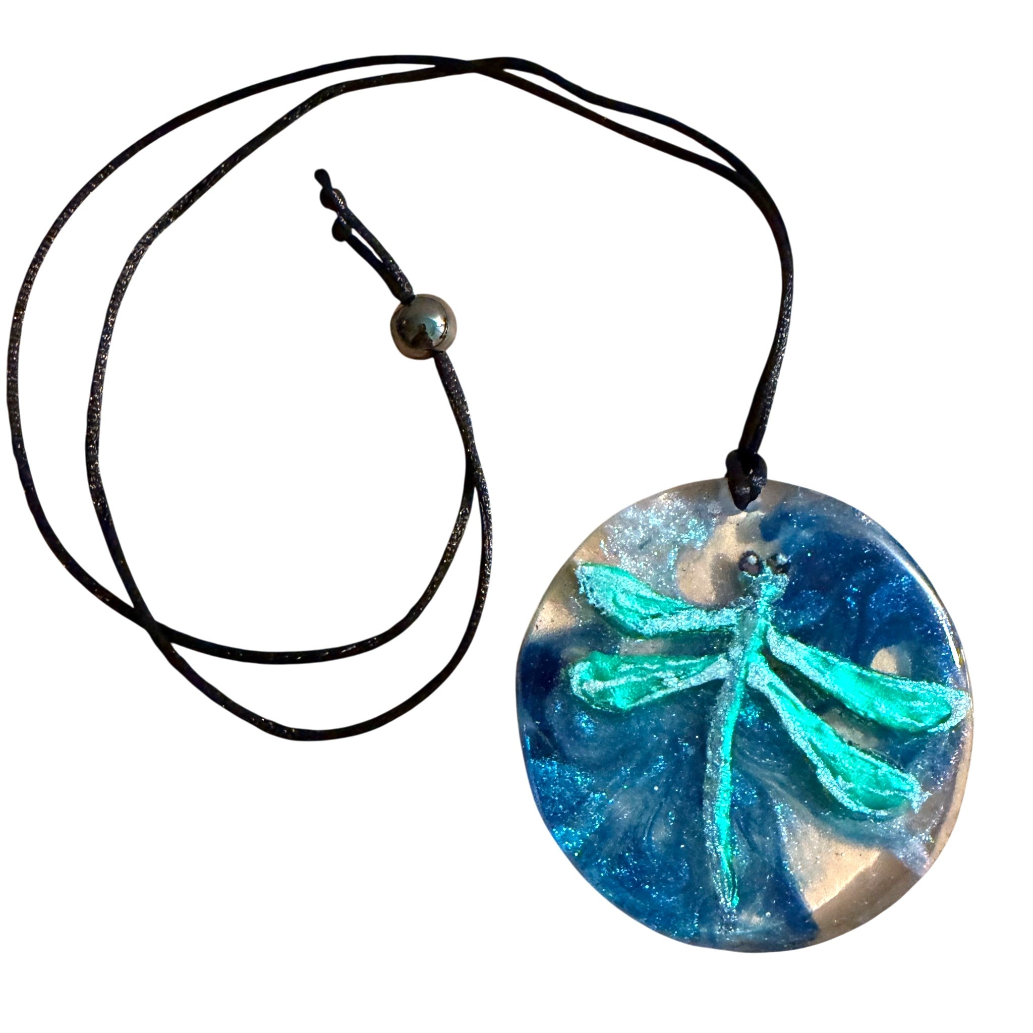 Green Dragonfly Pendant