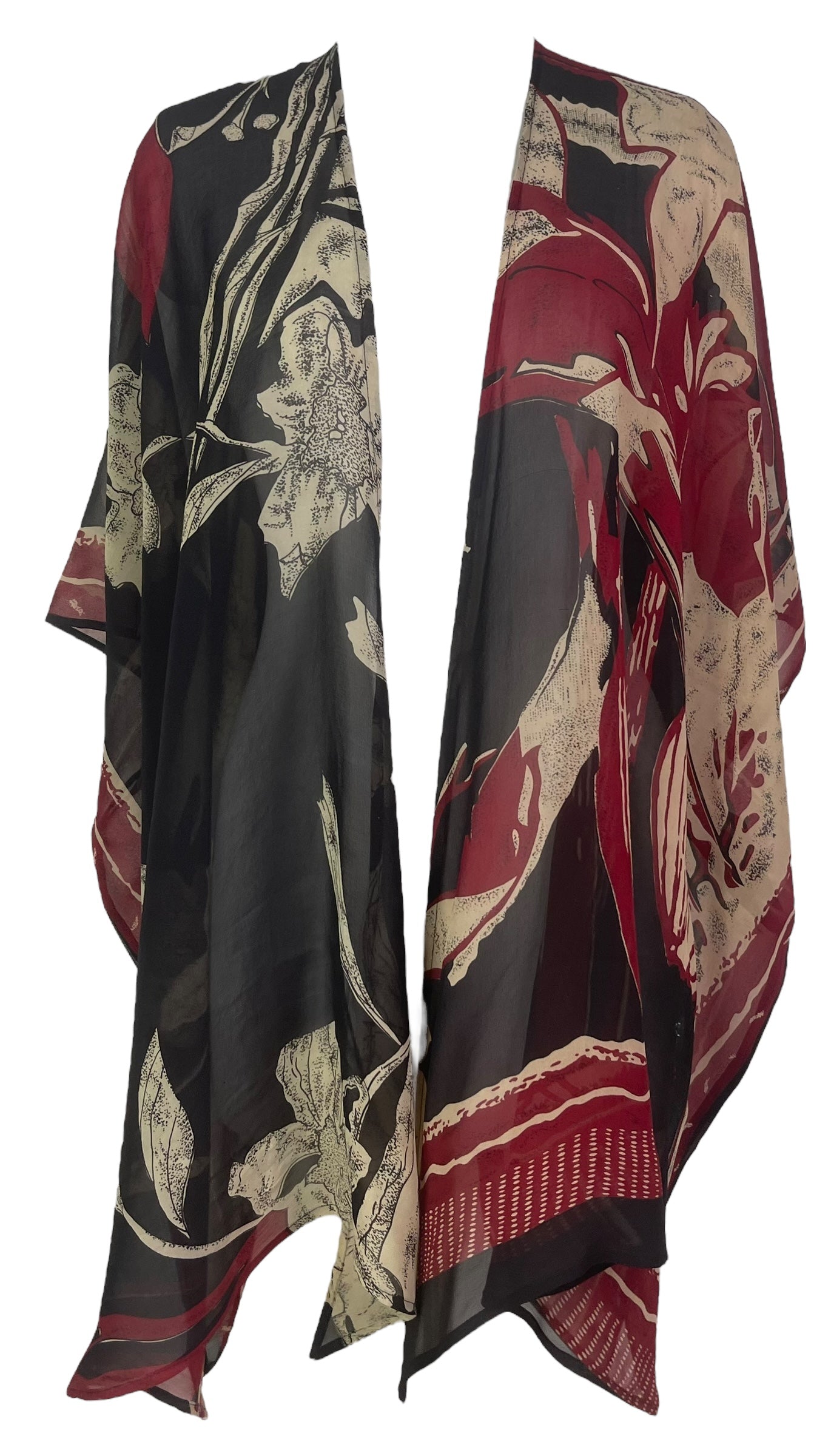 PREVIEW PRG8103 Sheer Wabi Sabi Pure Silk Cardigan