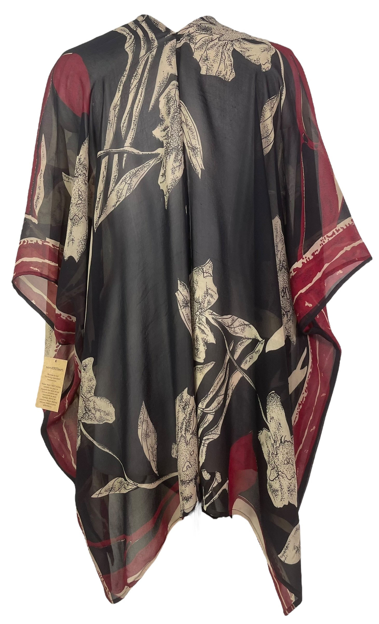 PREVIEW PRG8103 Sheer Wabi Sabi Pure Silk Cardigan