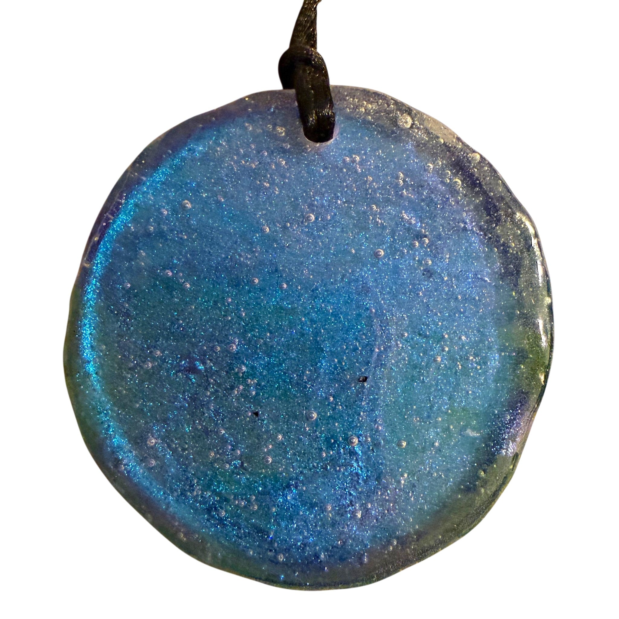 Blue Sand Dollar Pendant