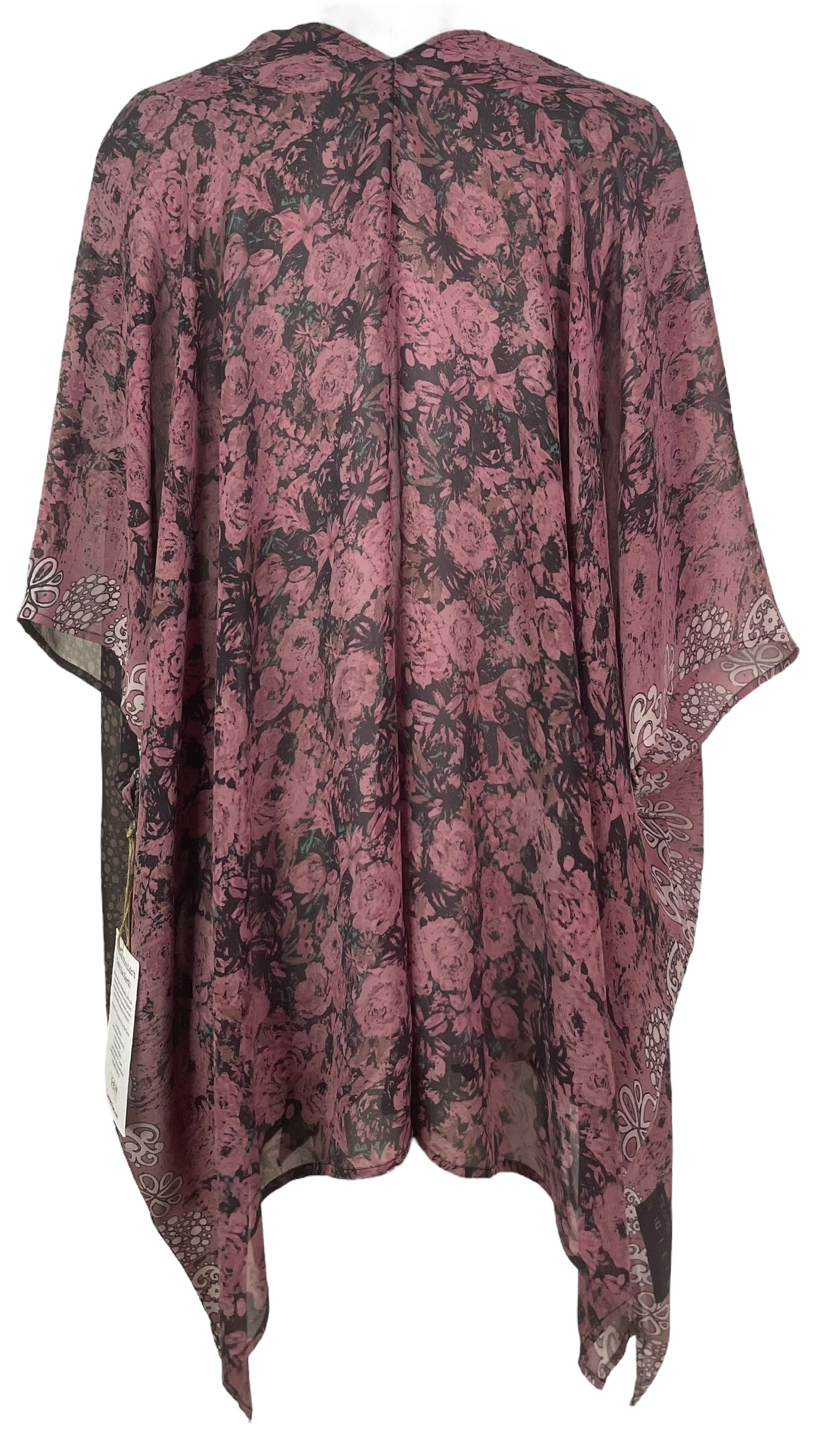 PRG8119 Sheer Wabi Sabi Pure Silk Cardigan