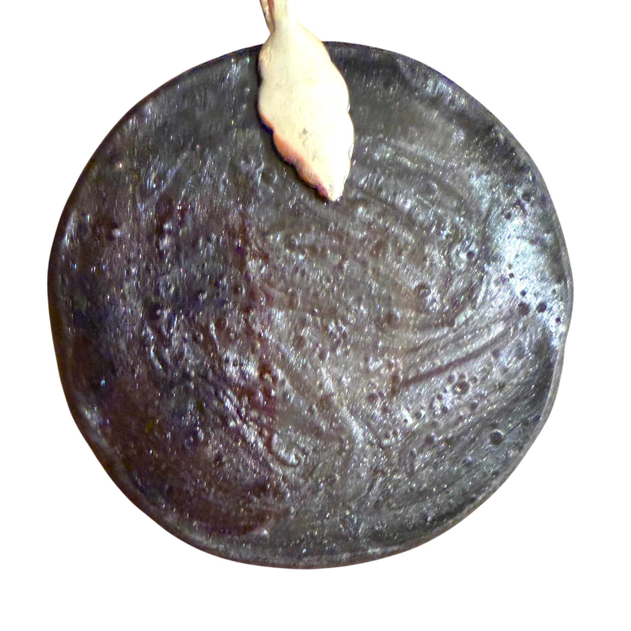 Purple and Magenta Shell Pendant