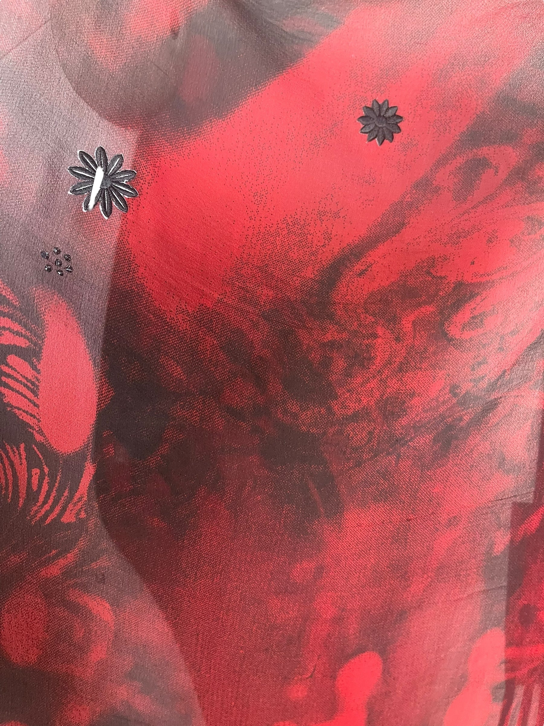 PRG8152 Sheer Wabi Sabi Pure Silk Cardigan