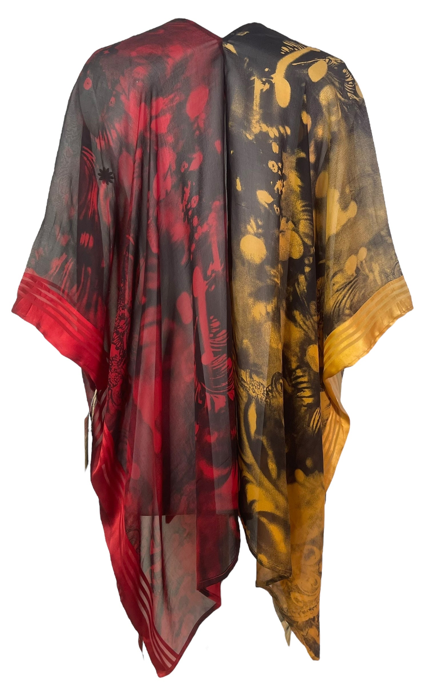 PRG8152 Sheer Wabi Sabi Pure Silk Cardigan