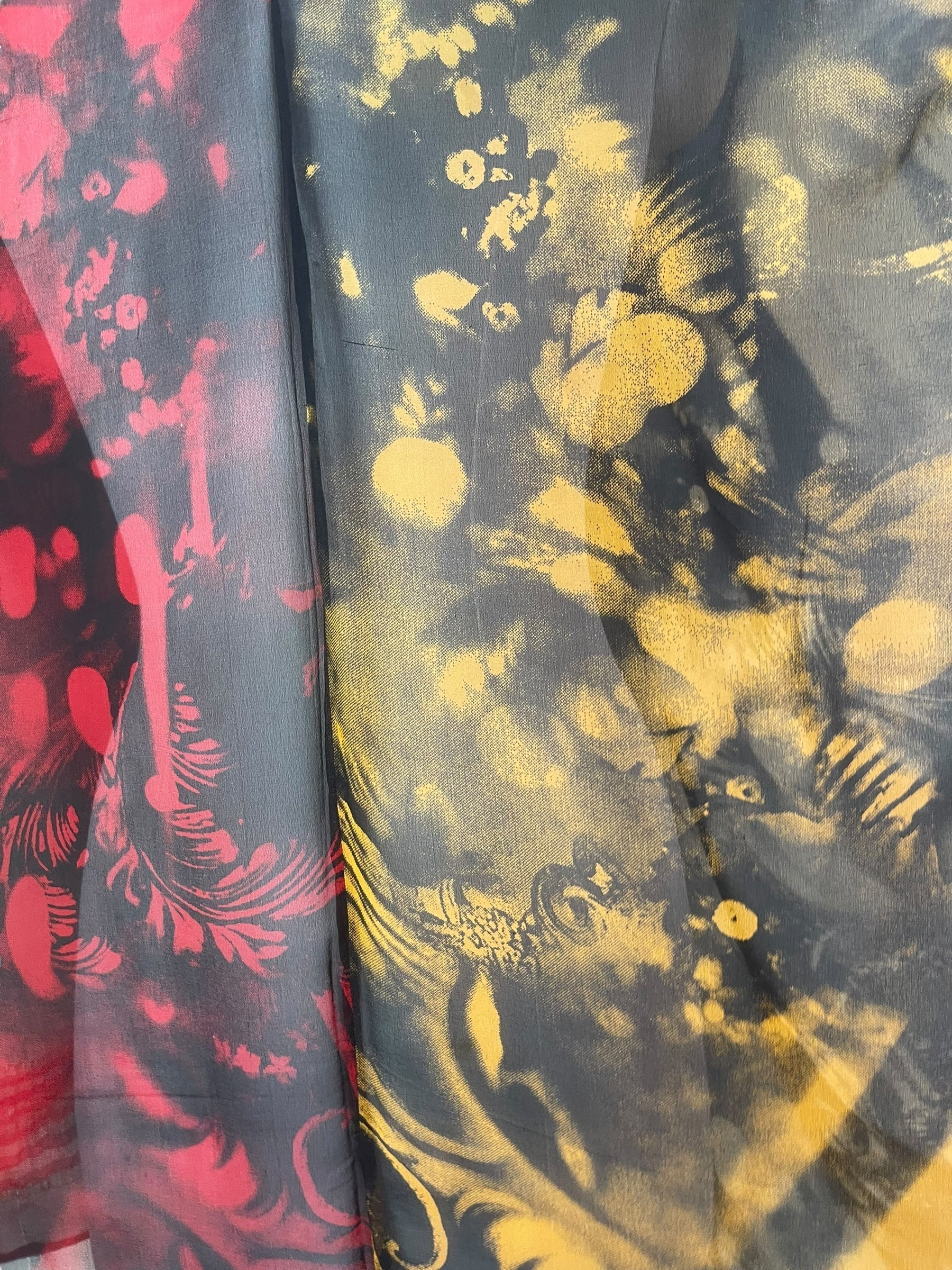 PRG8152 Sheer Wabi Sabi Pure Silk Cardigan