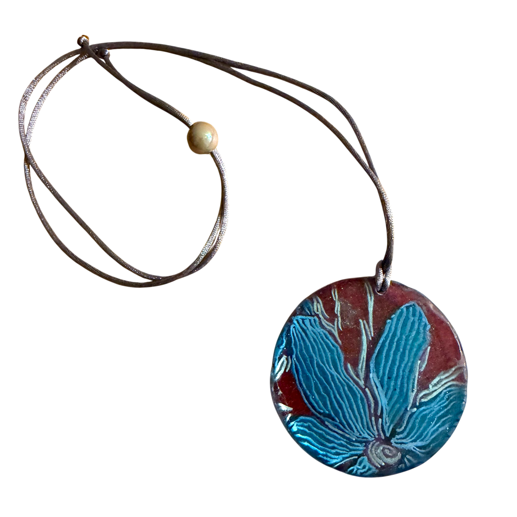 Delicate Flower Petals Pendant