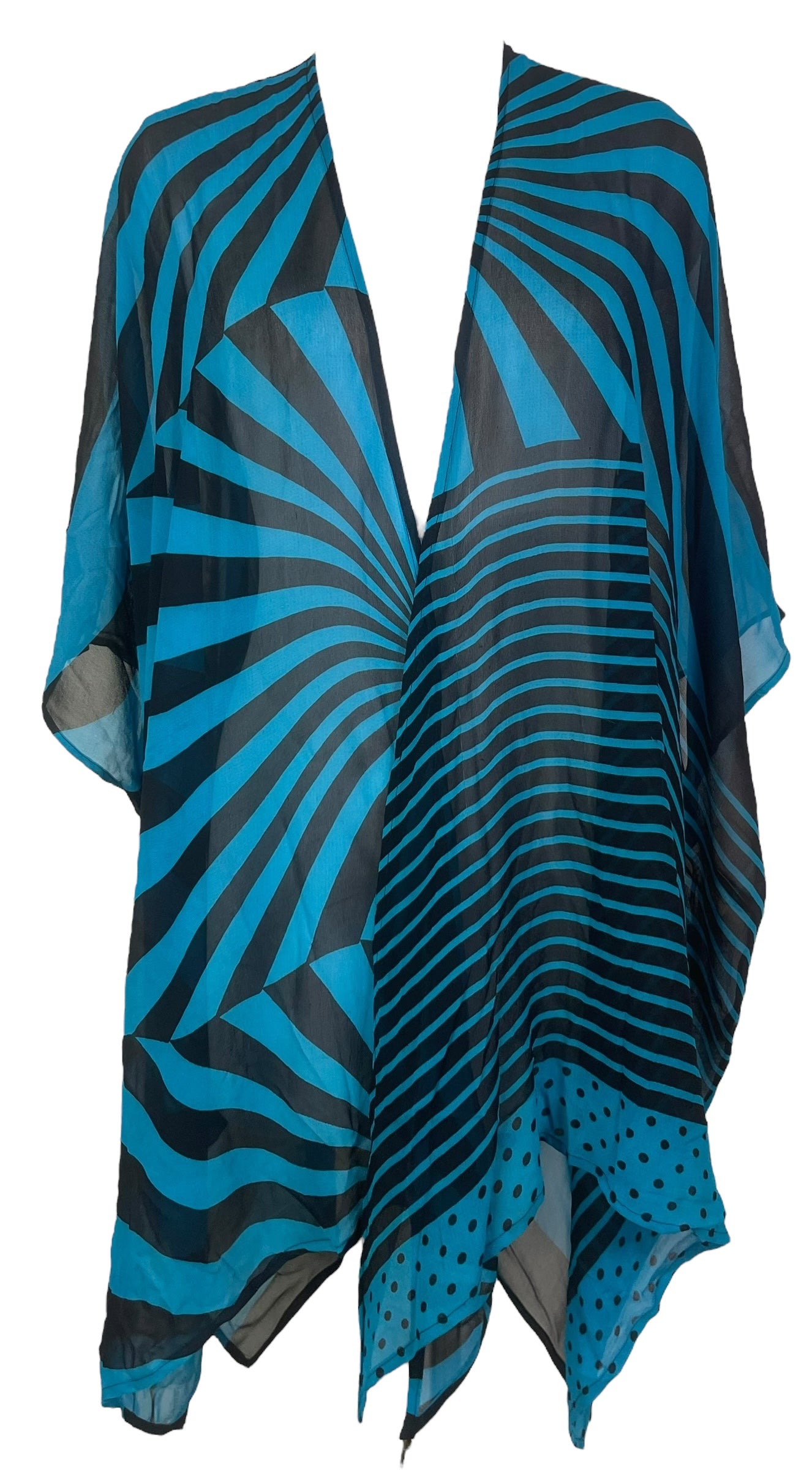 PRG8145 Sheer Wabi Sabi Pure Silk Cardigan