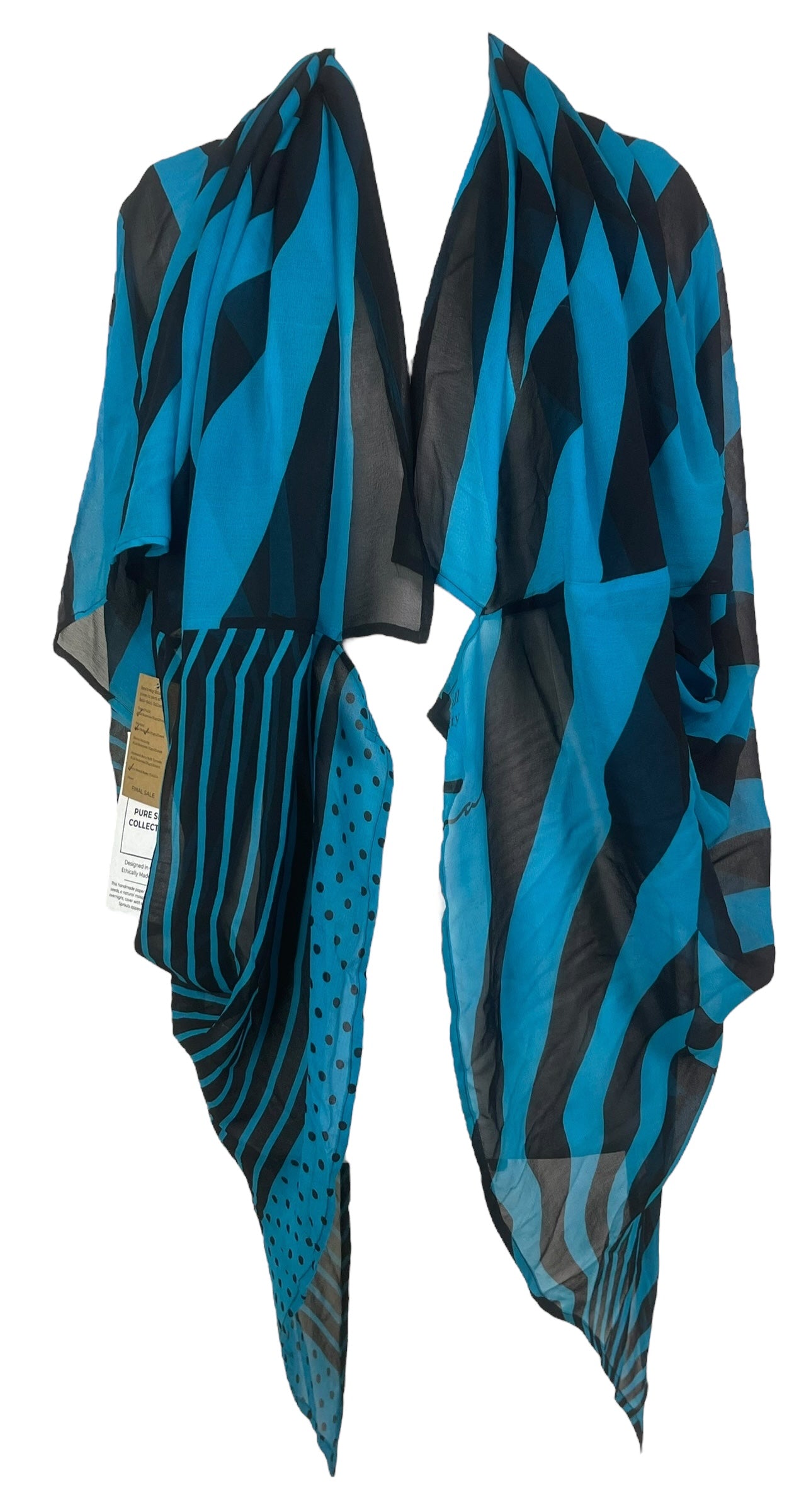 PRG8145 Sheer Wabi Sabi Pure Silk Cardigan