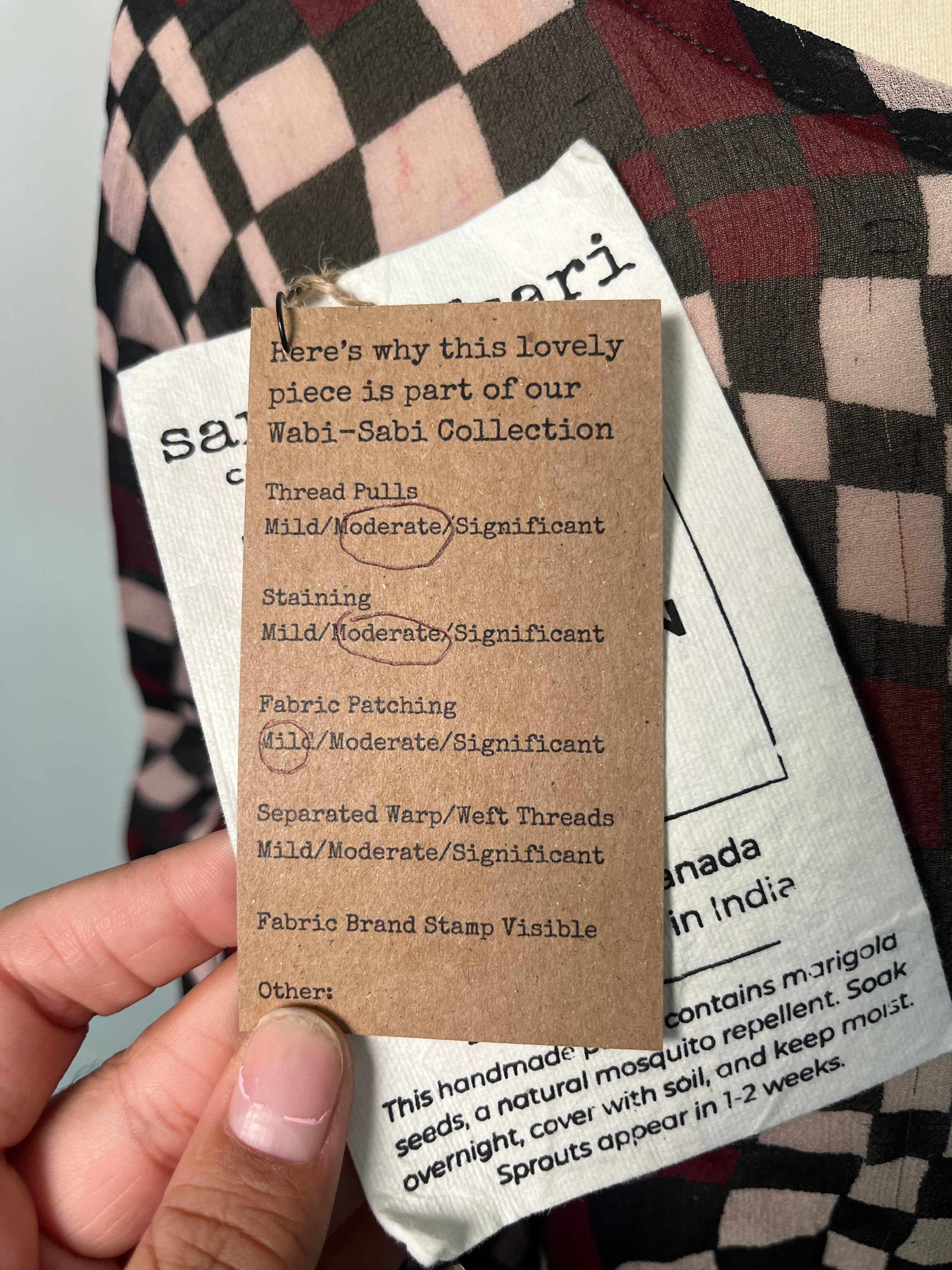 PRG7562 Sheer Wabi Sabi Pure Silk Waterfall Top