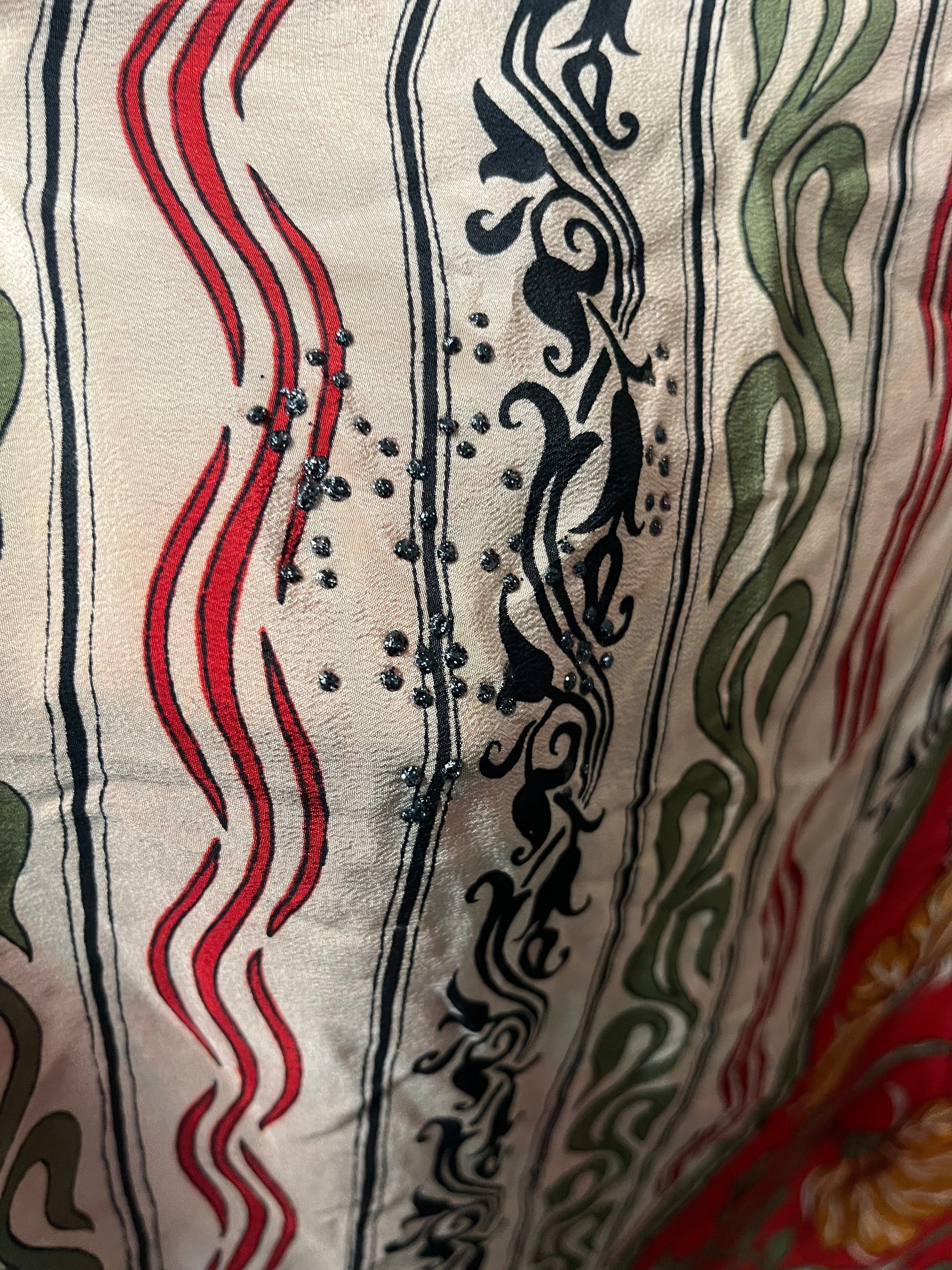 PRC7644 Wabi Sabi Pure Silk One Shoulder Dress