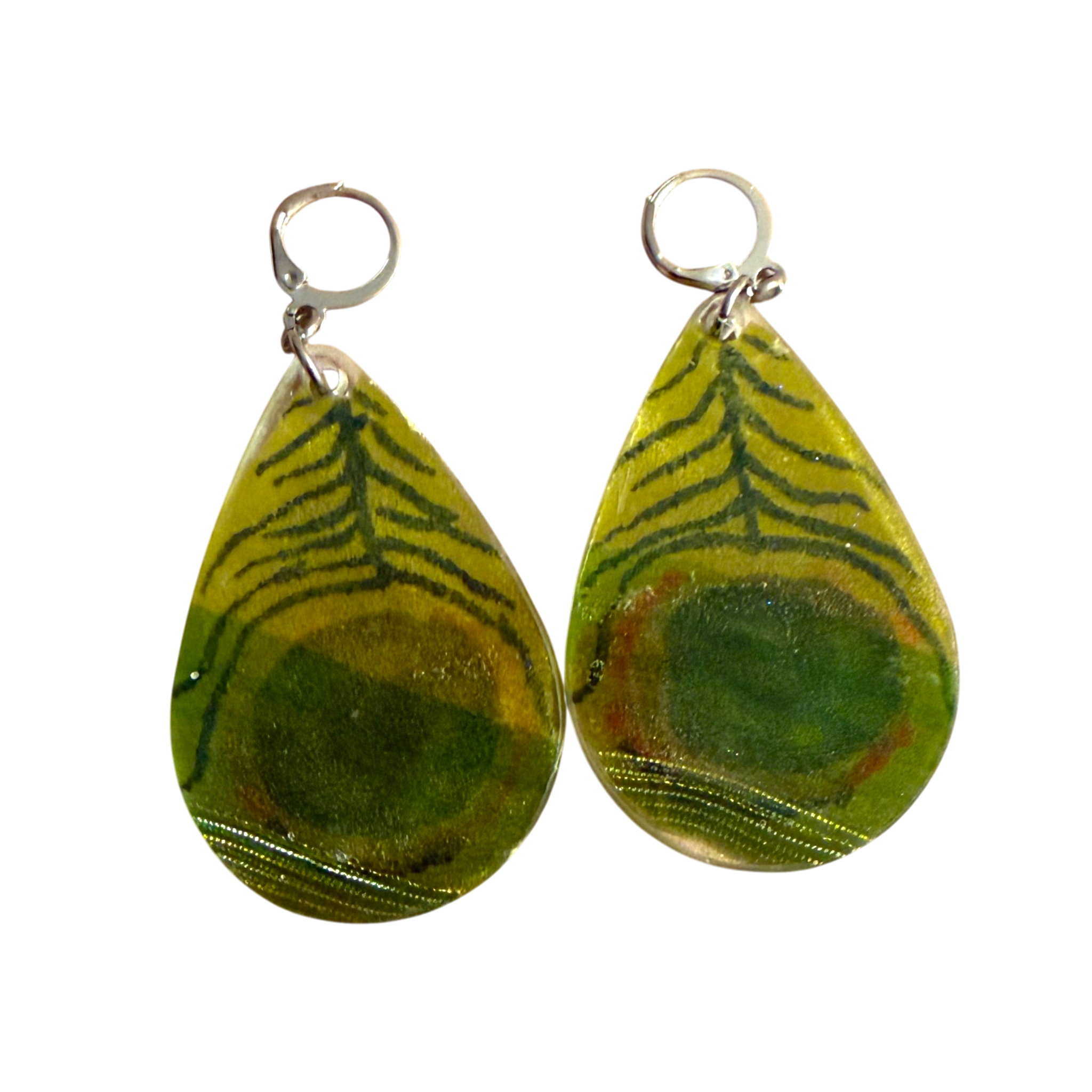Lewis Peacock Earrings