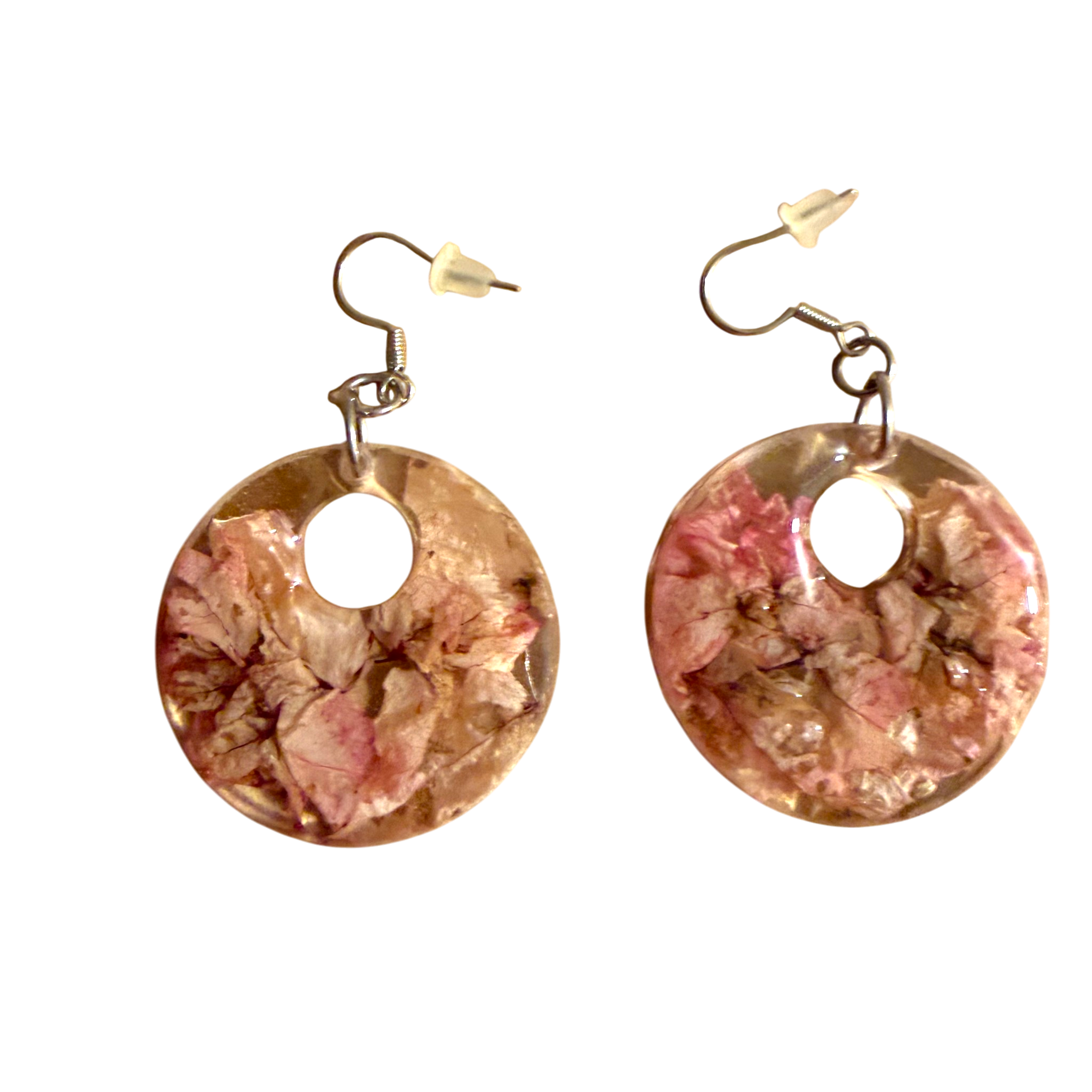 Pink Bougainvillea Earrings
