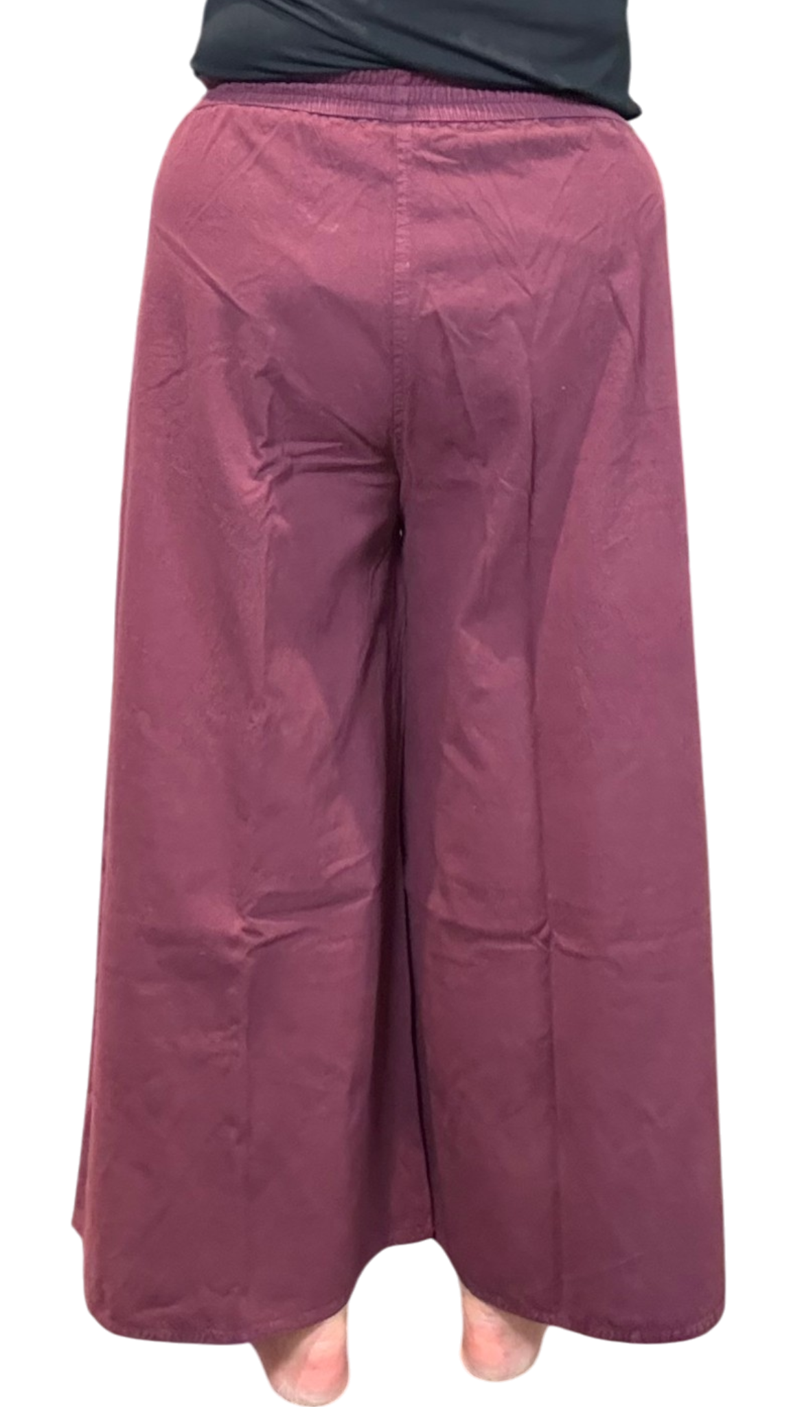Purple Cotton Palazzo Pants